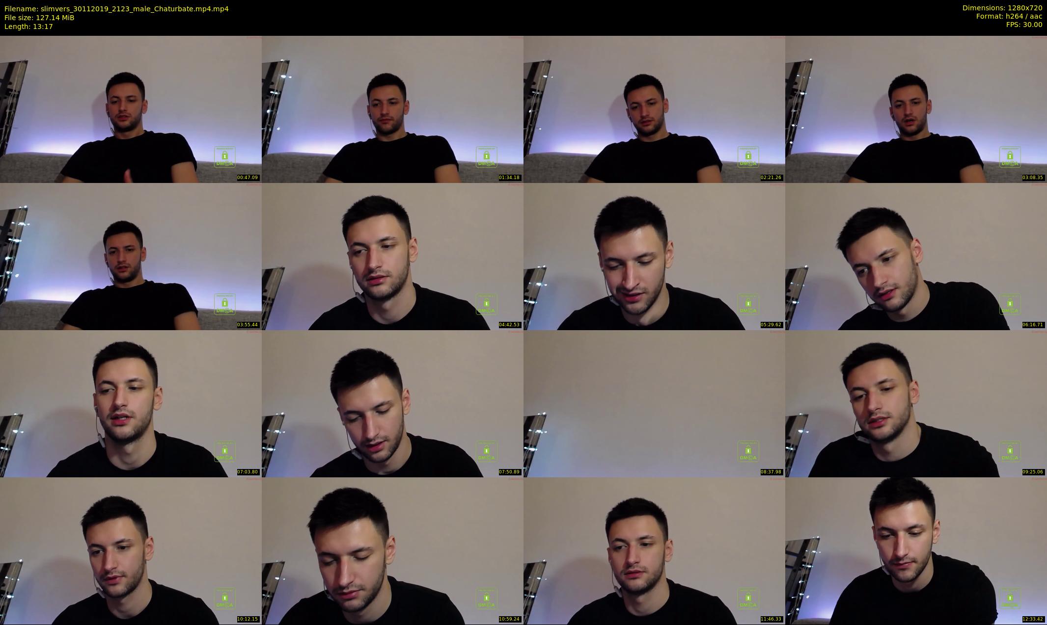 slimvers — 14 minute Chaturbate male cam show recording, 720p, Nov 30, 2019
