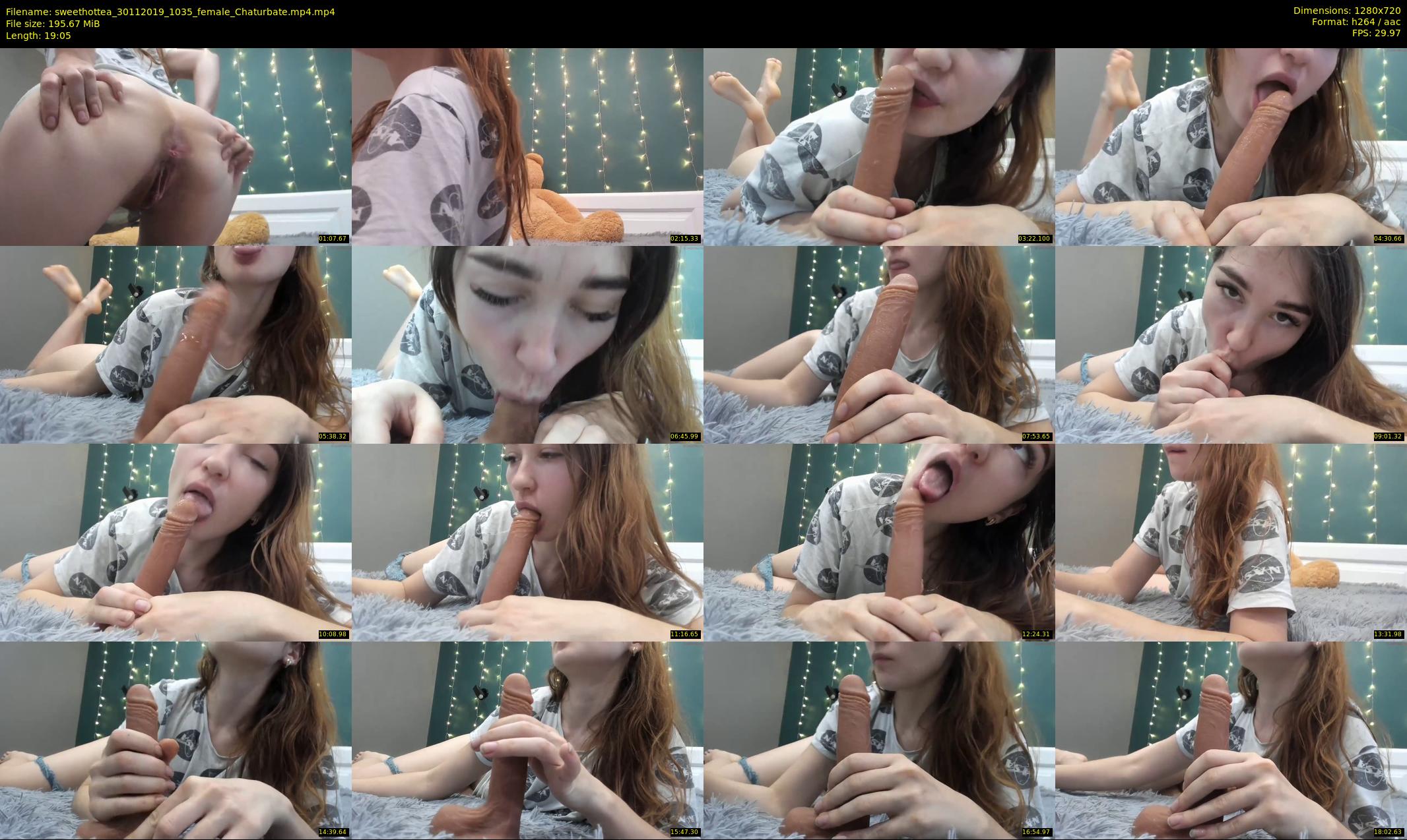 sweethottea — 20 minute Chaturbate female cam show recording, 720p, Nov 30, 2019
