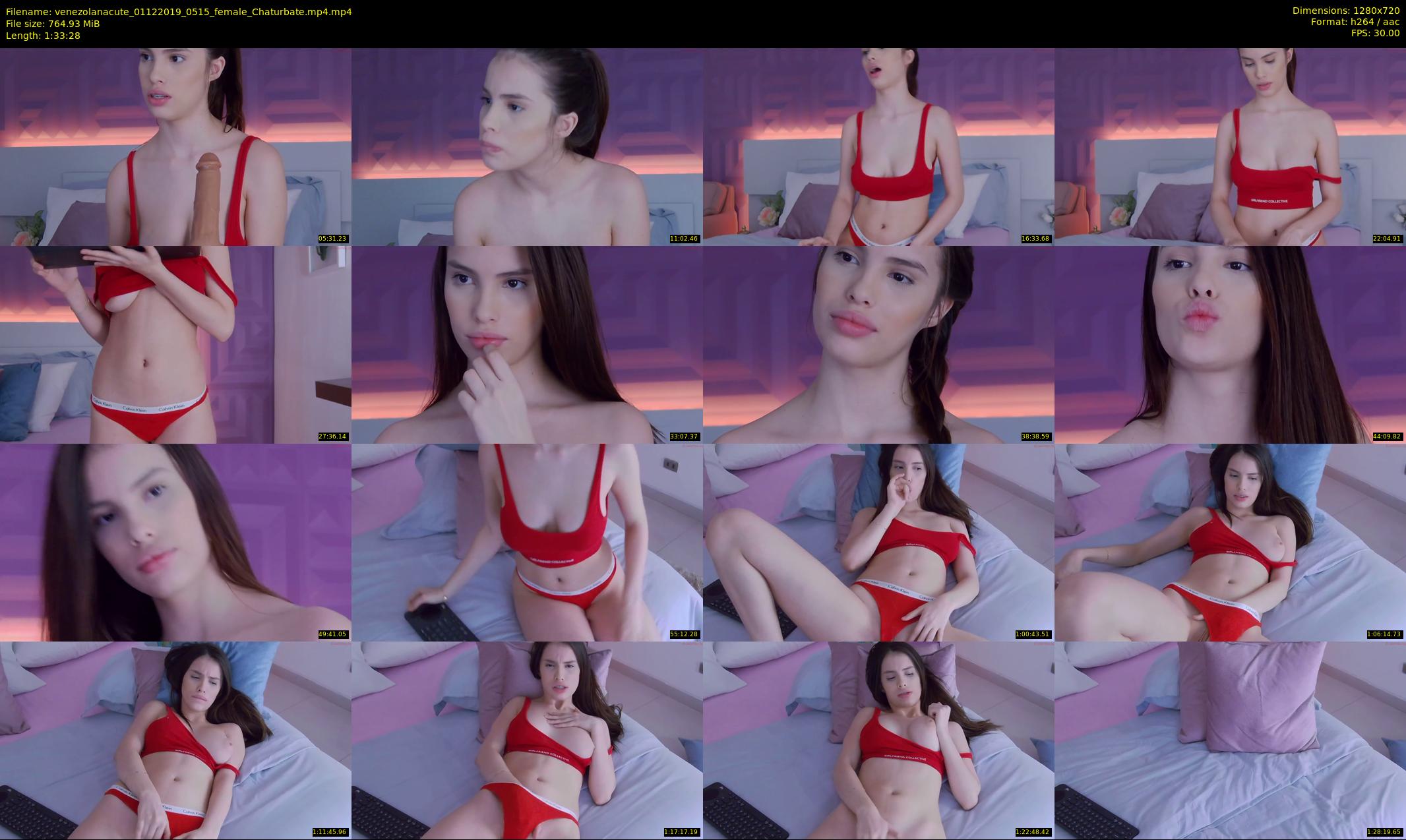 venezolanacute — 94 minute Chaturbate female cam show recording, 720p, Dec 1, 2019