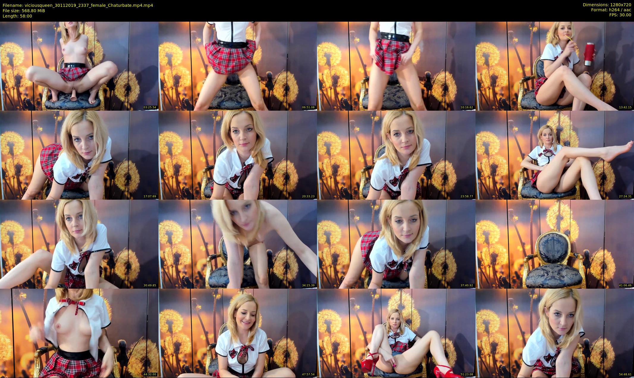 viciousqueen — 58 minute Chaturbate female cam show recording, 720p, Nov 30, 2019