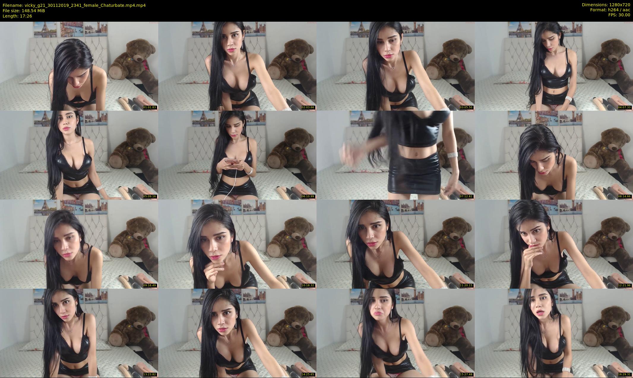 vicky_g21 — 18 minute Chaturbate female cam show recording, 720p, Nov 30, 2019