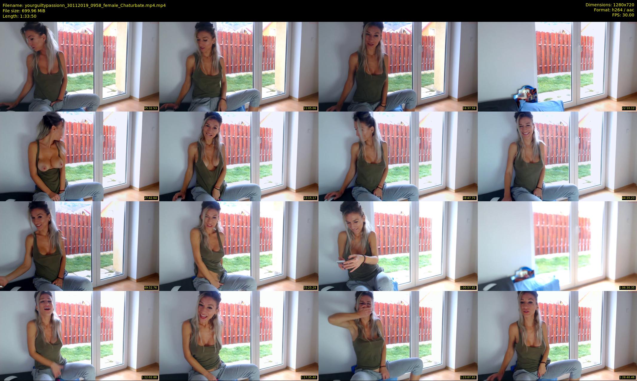 yourguiltypassionn — 94 minute Chaturbate female cam show recording, 720p, Nov 30, 2019