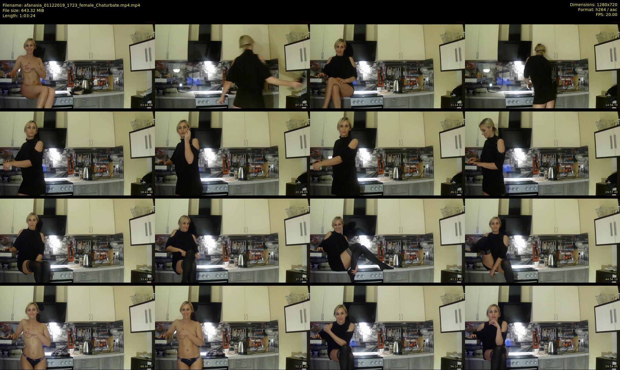 afanasia — 64 minute Chaturbate female cam show recording, 720p, Dec 1, 2019