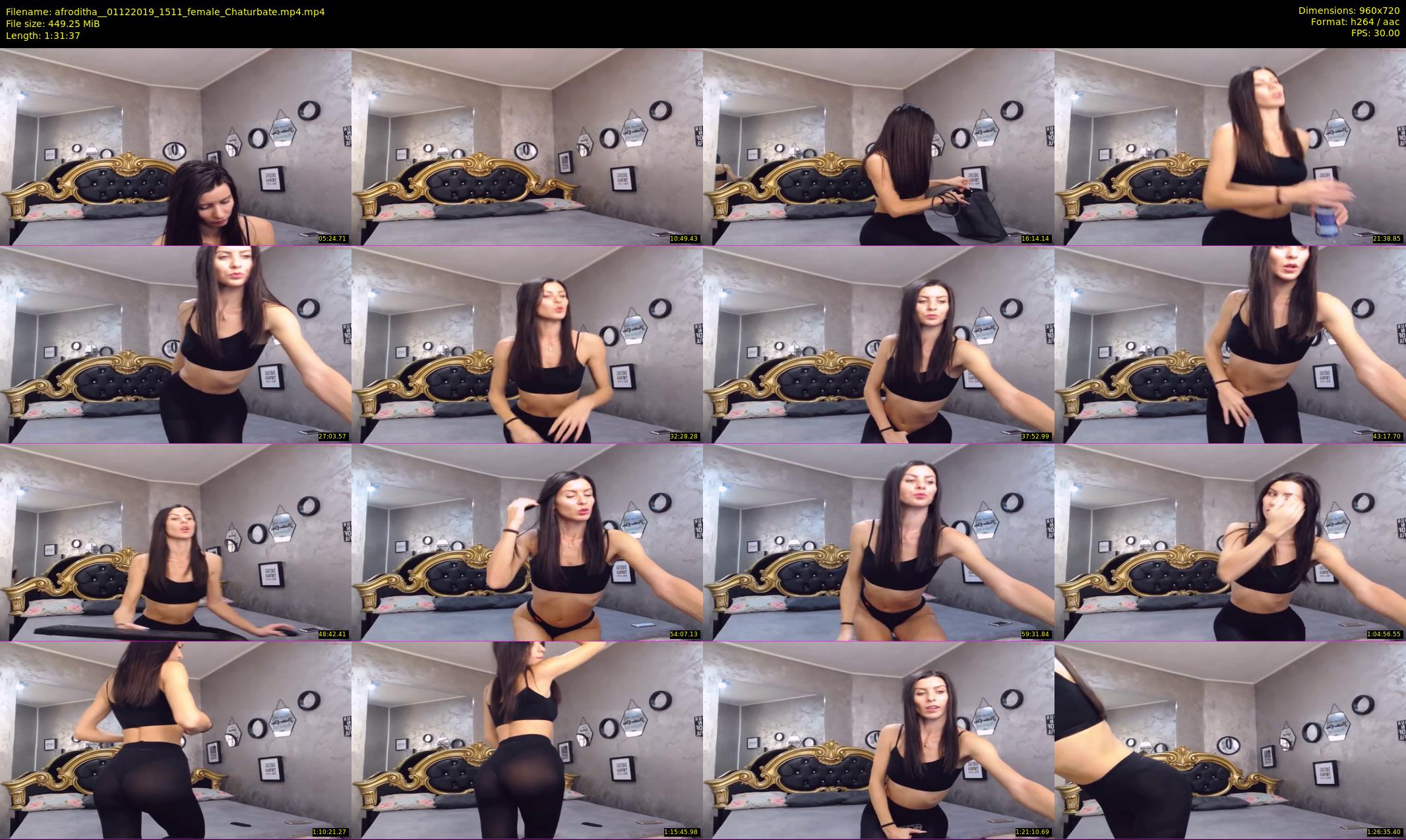 afroditha_ — 92 minute Chaturbate female cam show recording, 720p, Dec 1, 2019