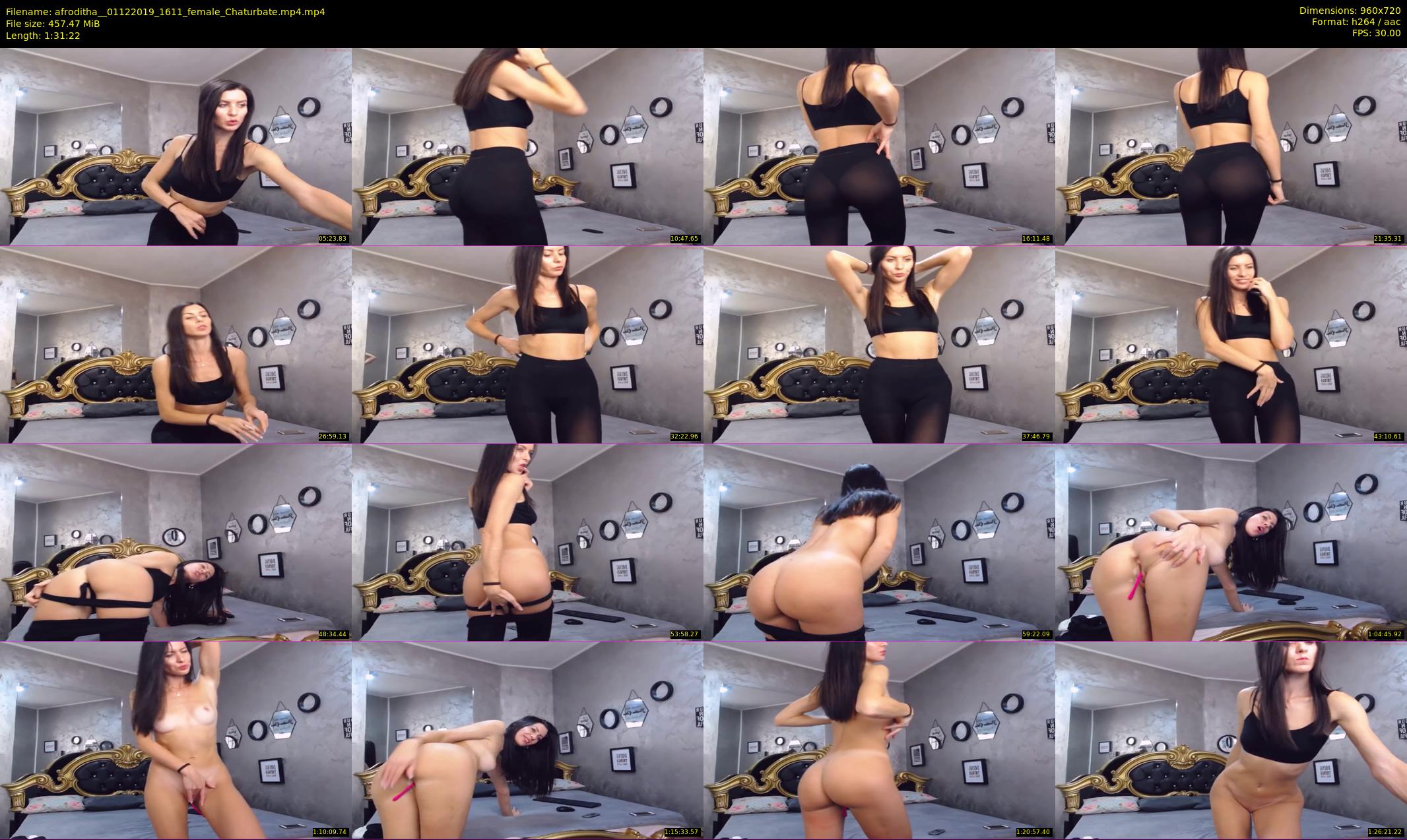 afroditha_ — 92 minute Chaturbate female cam show recording, 720p, Dec 1, 2019