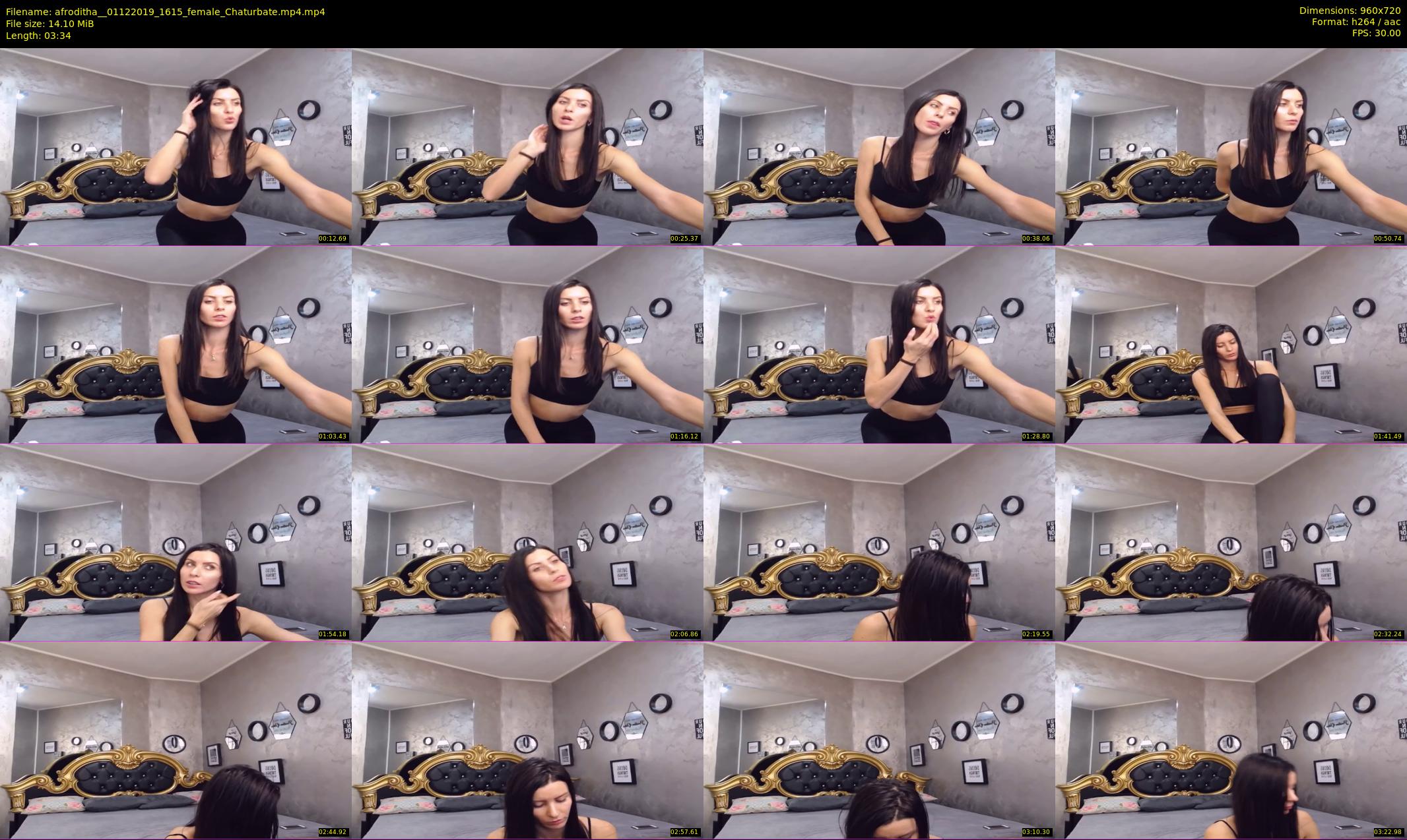 afroditha_ — 4 minute Chaturbate female cam show recording, 720p, Dec 1, 2019
