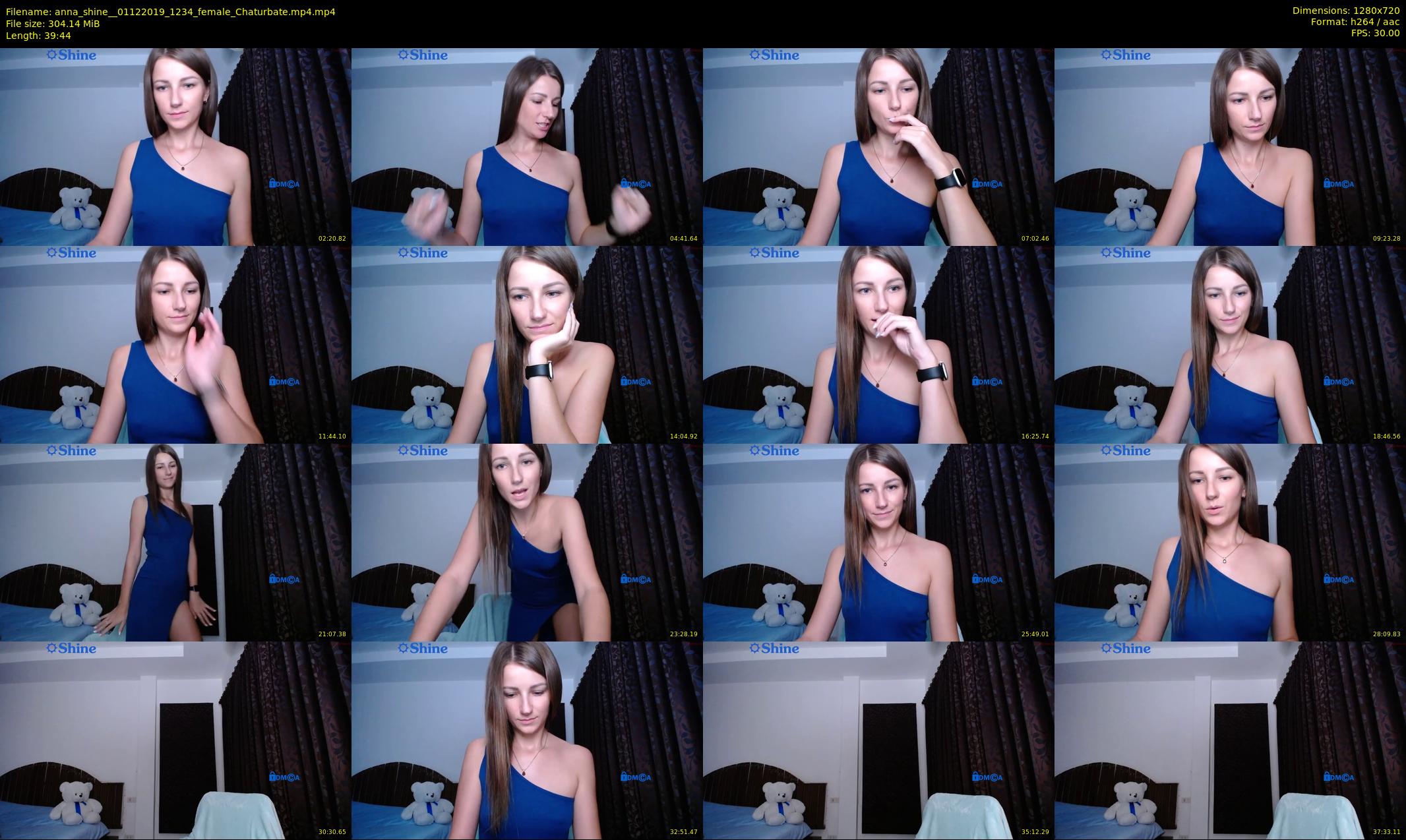 anna_shine_ — 40 minute Chaturbate female cam show recording, 720p, Dec 1, 2019