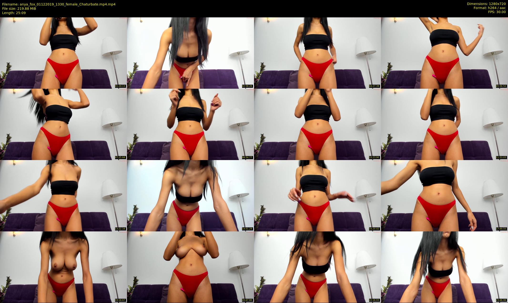 anya_fox — 26 minute Chaturbate female cam show recording, 720p, Dec 1, 2019