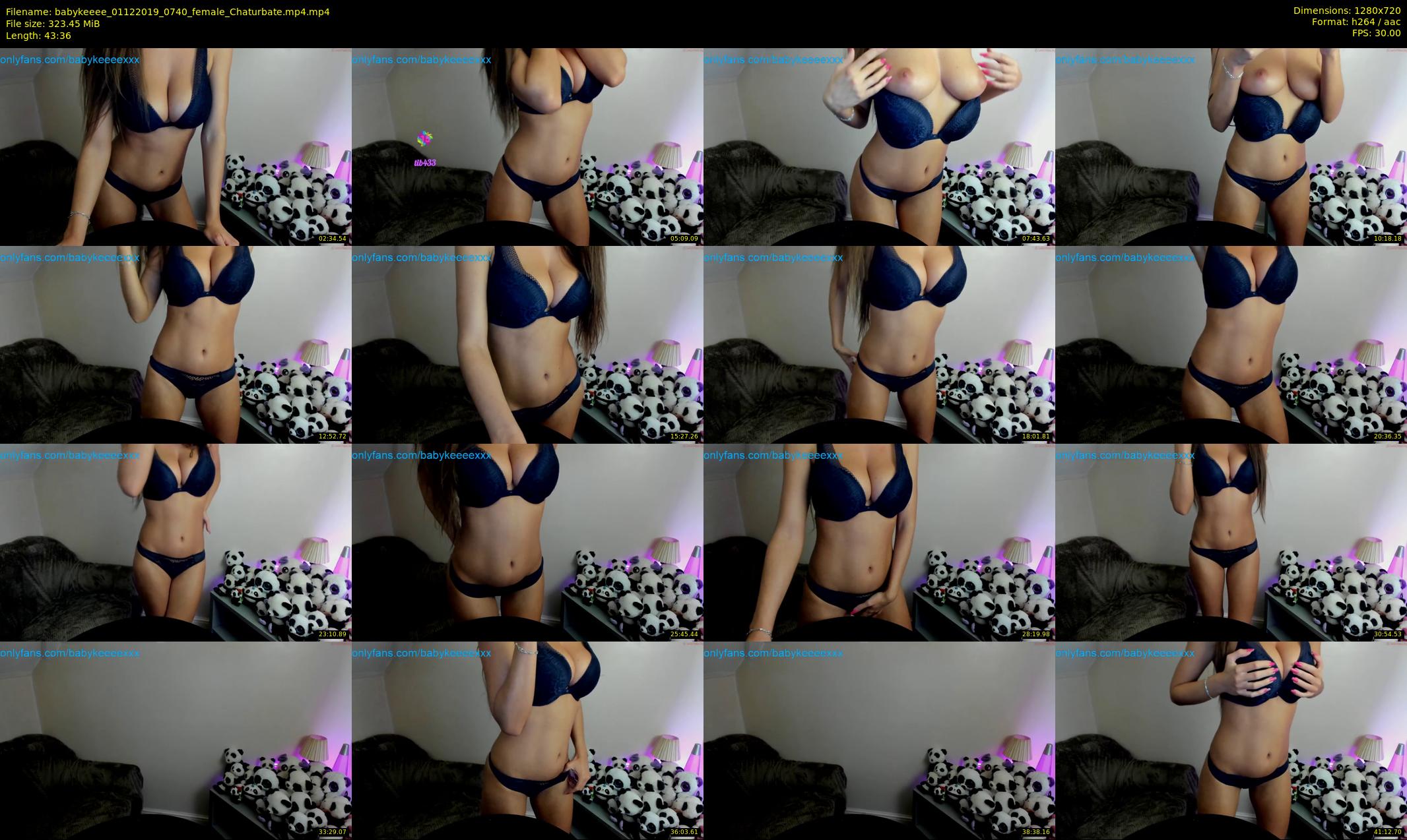 babykeeee — 44 minute Chaturbate female cam show recording, 720p, Dec 1, 2019