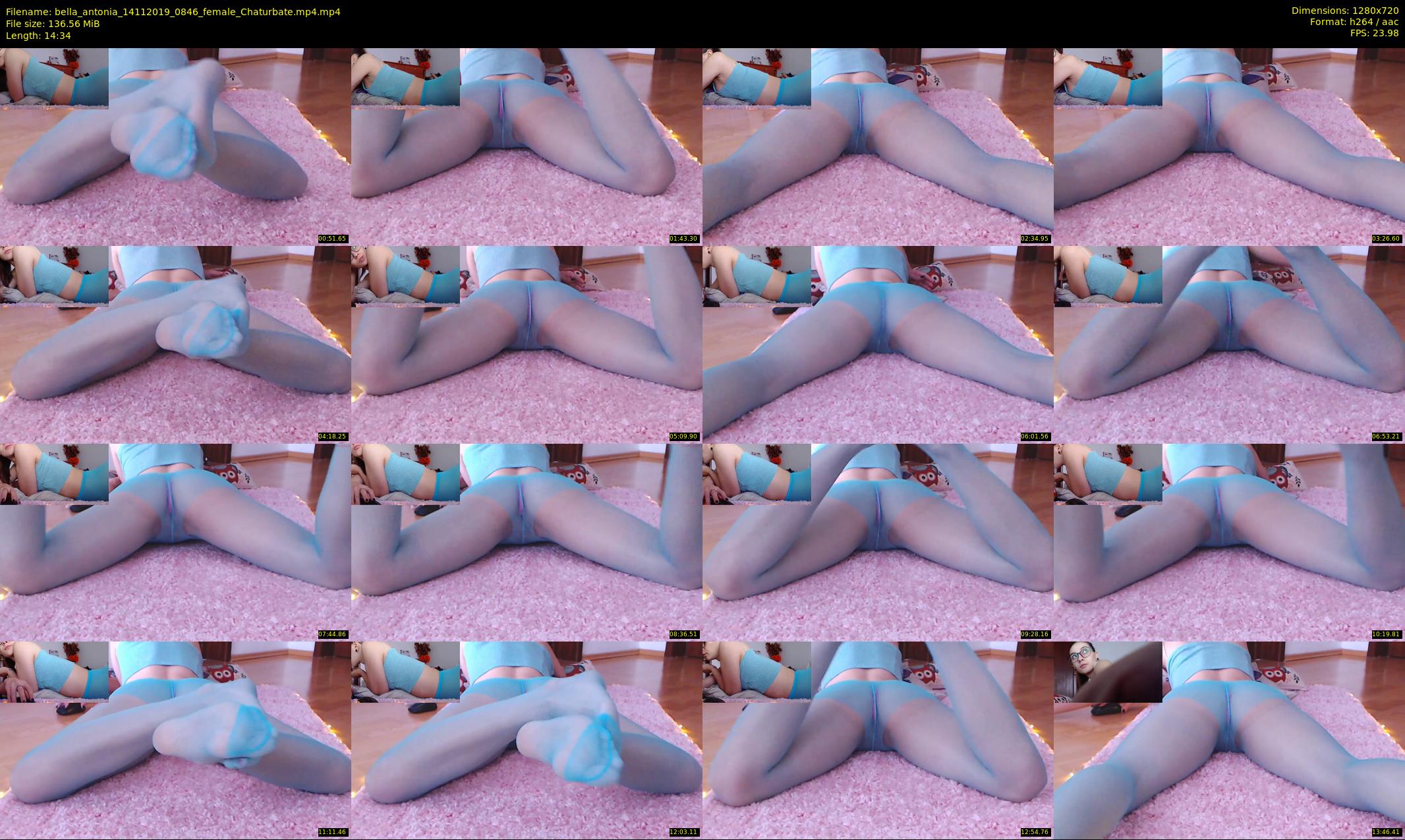 bella_antonia — 15 minute Chaturbate female cam show recording, 720p, Nov 14, 2019