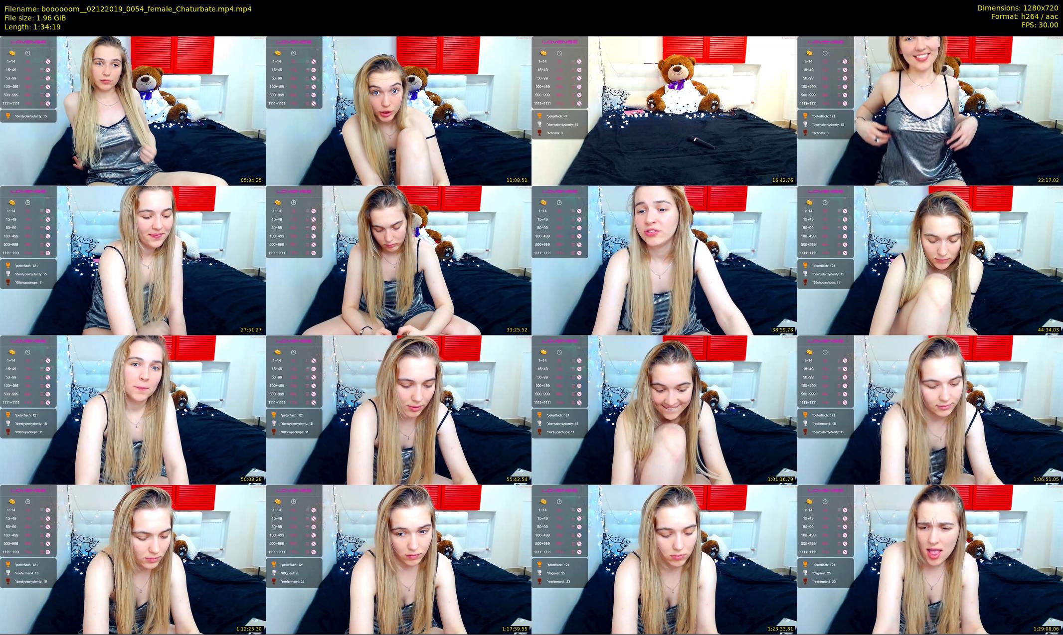 boooooom_ — 95 minute Chaturbate female cam show recording, 720p, Dec 2, 2019