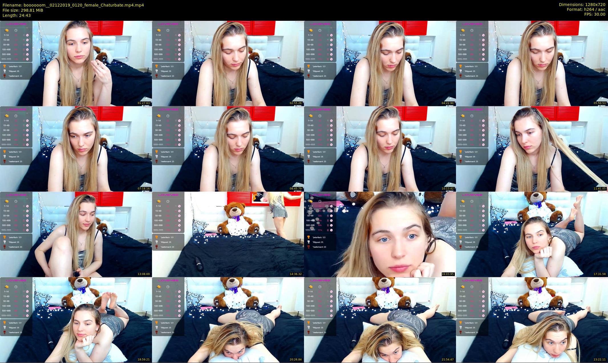 boooooom_ — 25 minute Chaturbate female cam show recording, 720p, Dec 2, 2019