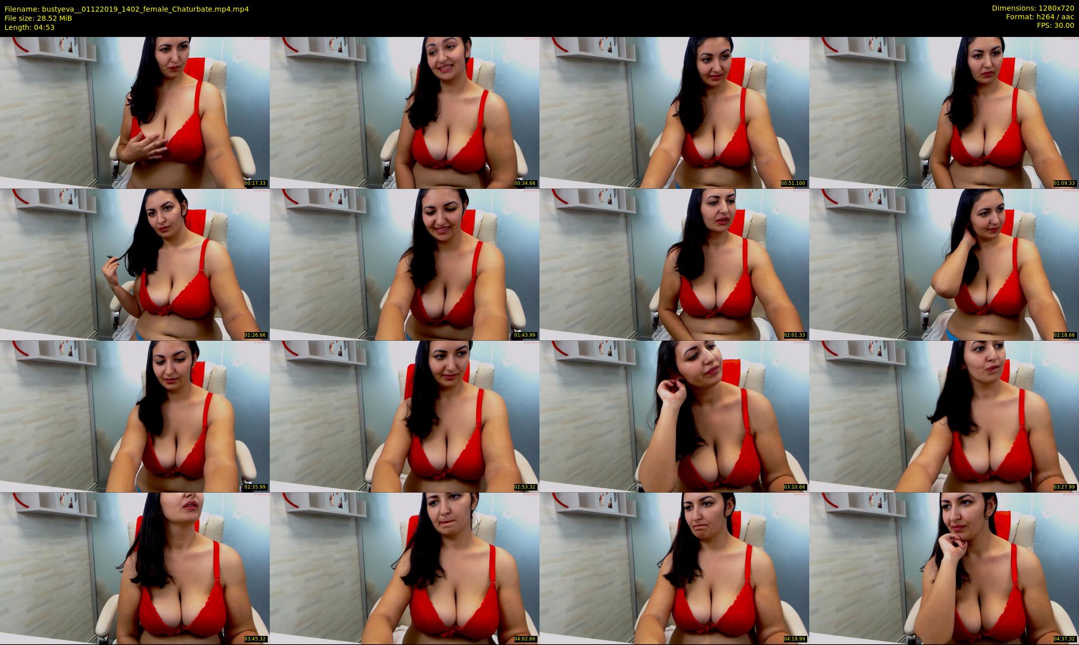 bustyeva_ — 5 minute Chaturbate female cam show recording, 720p, Dec 1, 2019