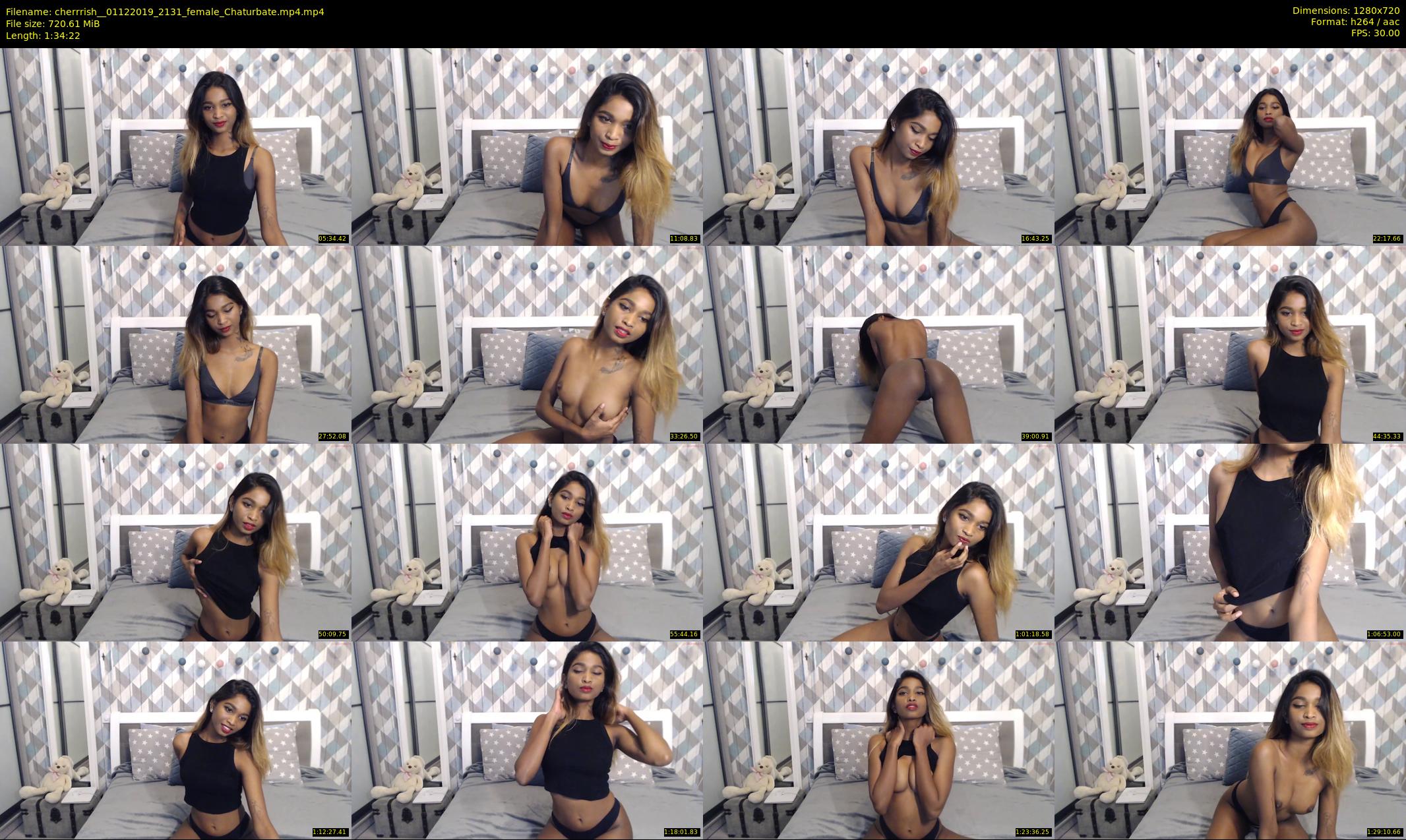 cherrrish_ — 95 minute Chaturbate female cam show recording, 720p, Dec 1, 2019