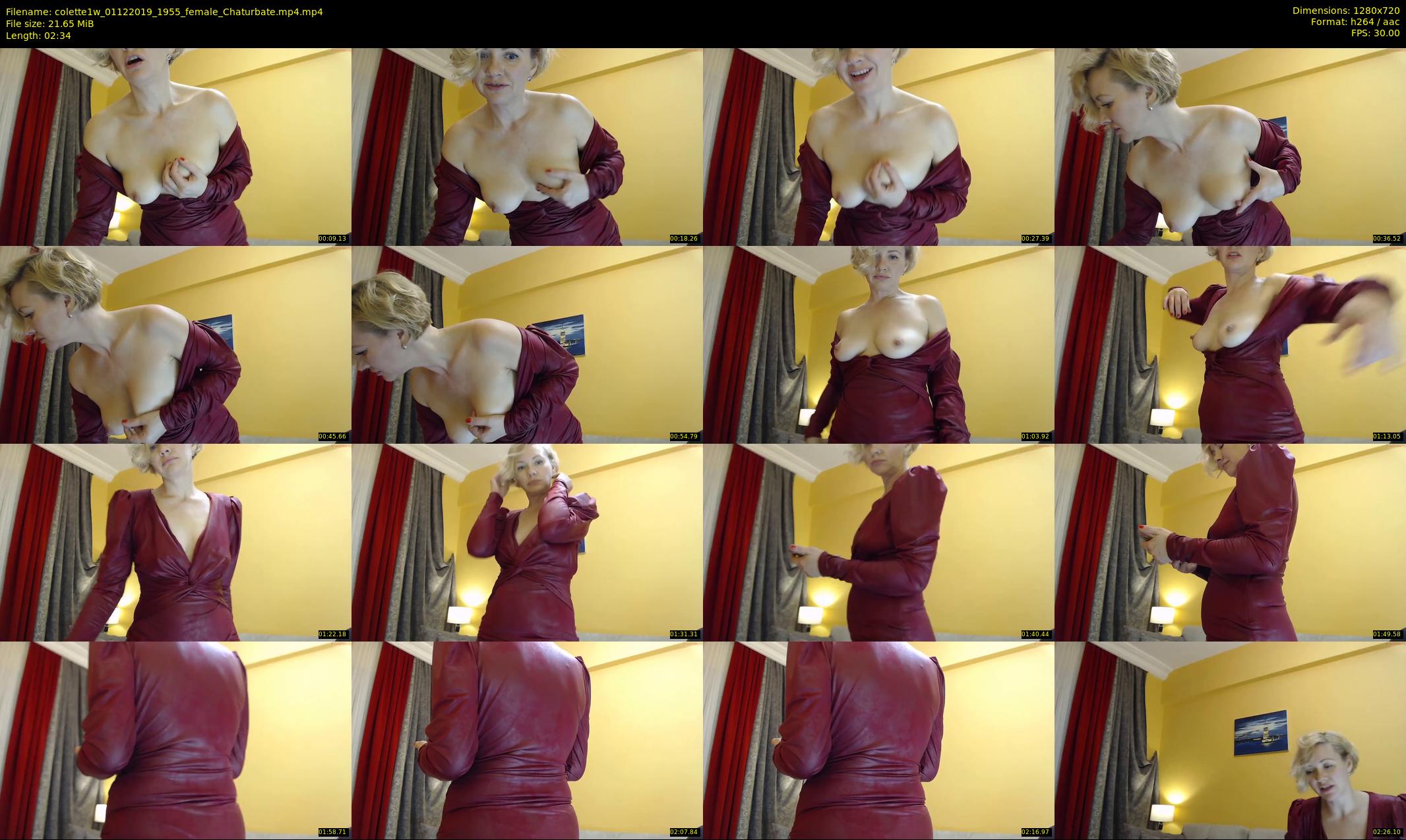 colette1w — 3 minute Chaturbate female cam show recording, 720p, Dec 1, 2019