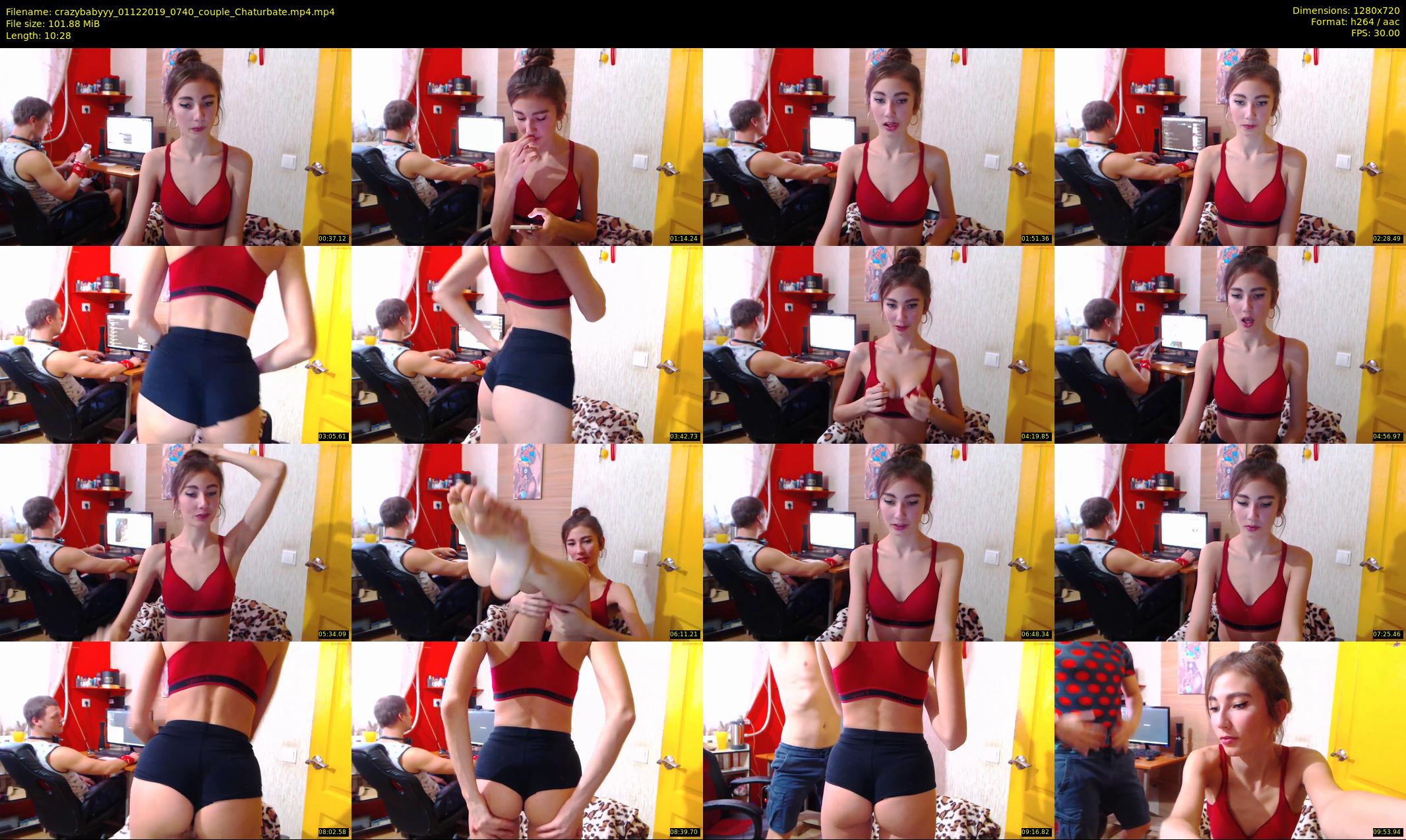 crazybabyyy — 11 minute Chaturbate couple cam show recording, 720p, Dec 1, 2019