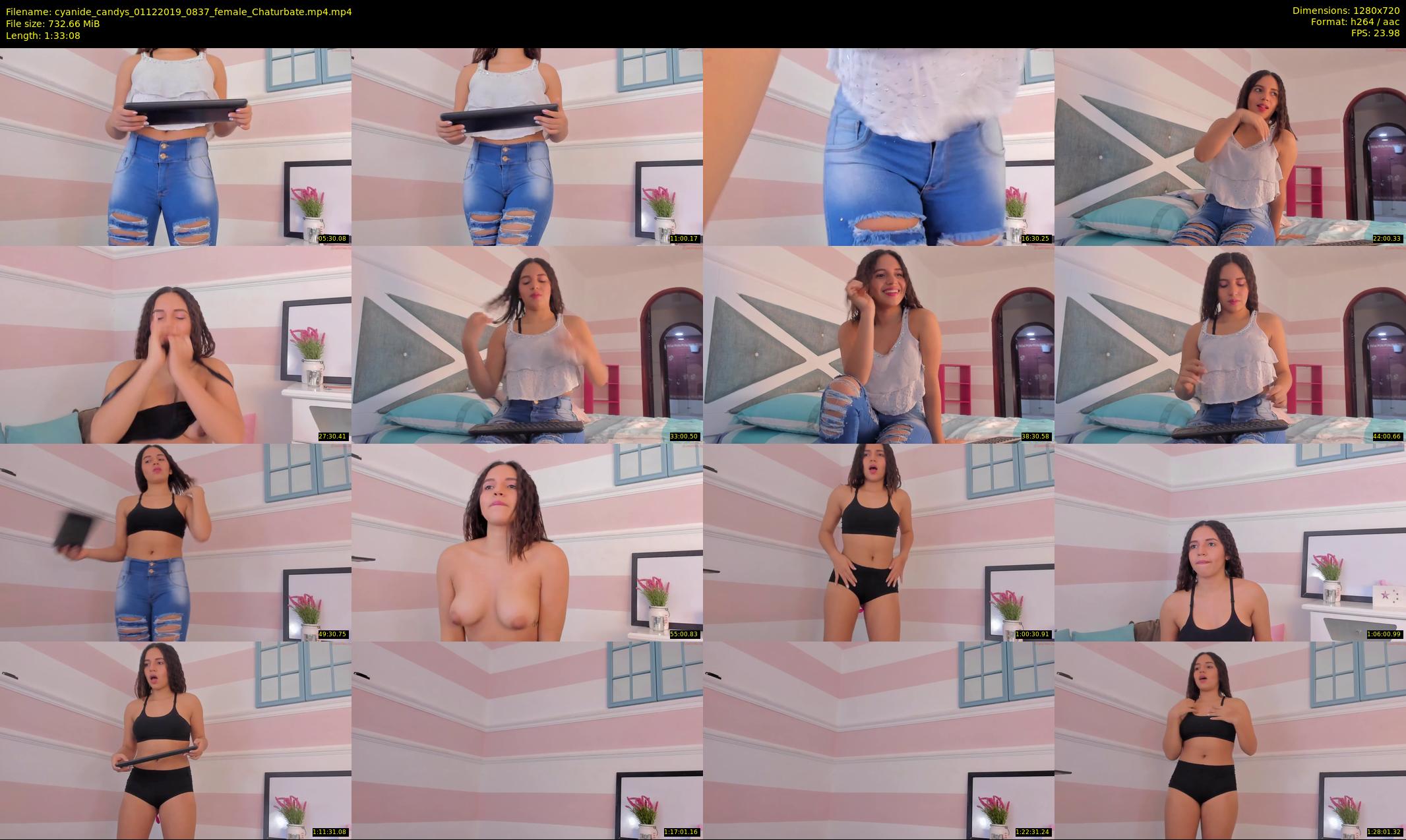 cyanide_candys — 94 minute Chaturbate female cam show recording, 720p, Dec 1, 2019
