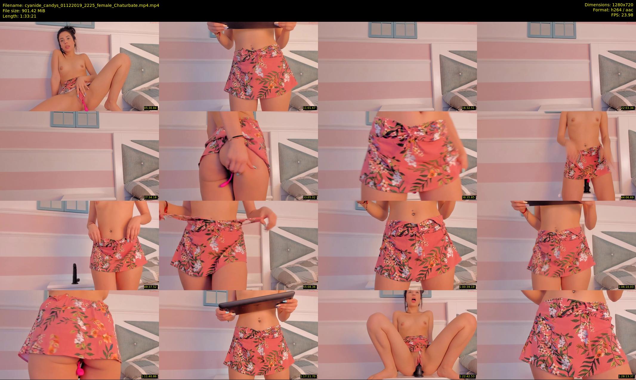 cyanide_candys — 94 minute Chaturbate female cam show recording, 720p, Dec 1, 2019