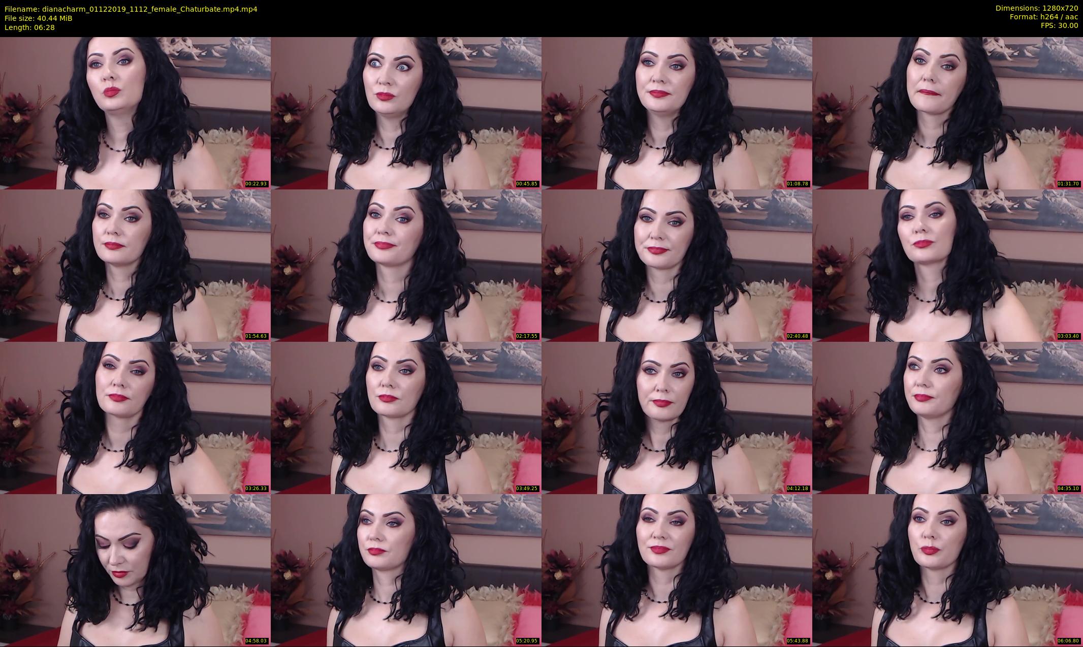 dianacharm — 7 minute Chaturbate female cam show recording, 720p, Dec 1, 2019