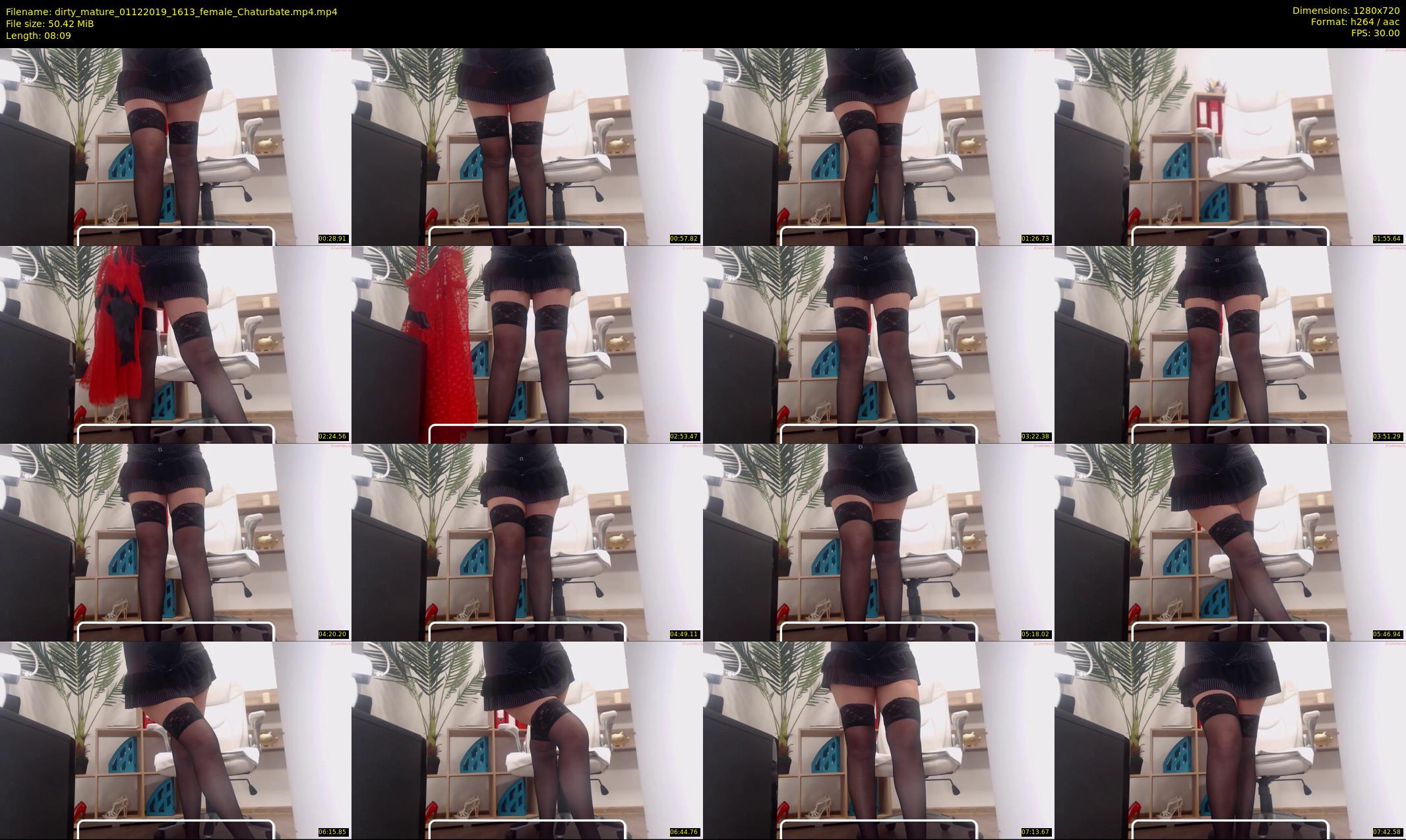 dirty_mature — 9 minute Chaturbate female cam show recording, 720p, Dec 1, 2019