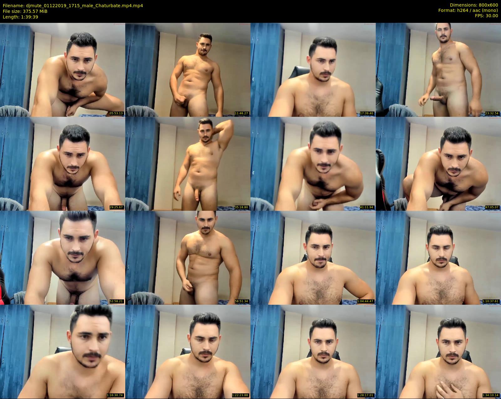 djmute — 100 minute Chaturbate male cam show recording, 480p, Dec 1, 2019