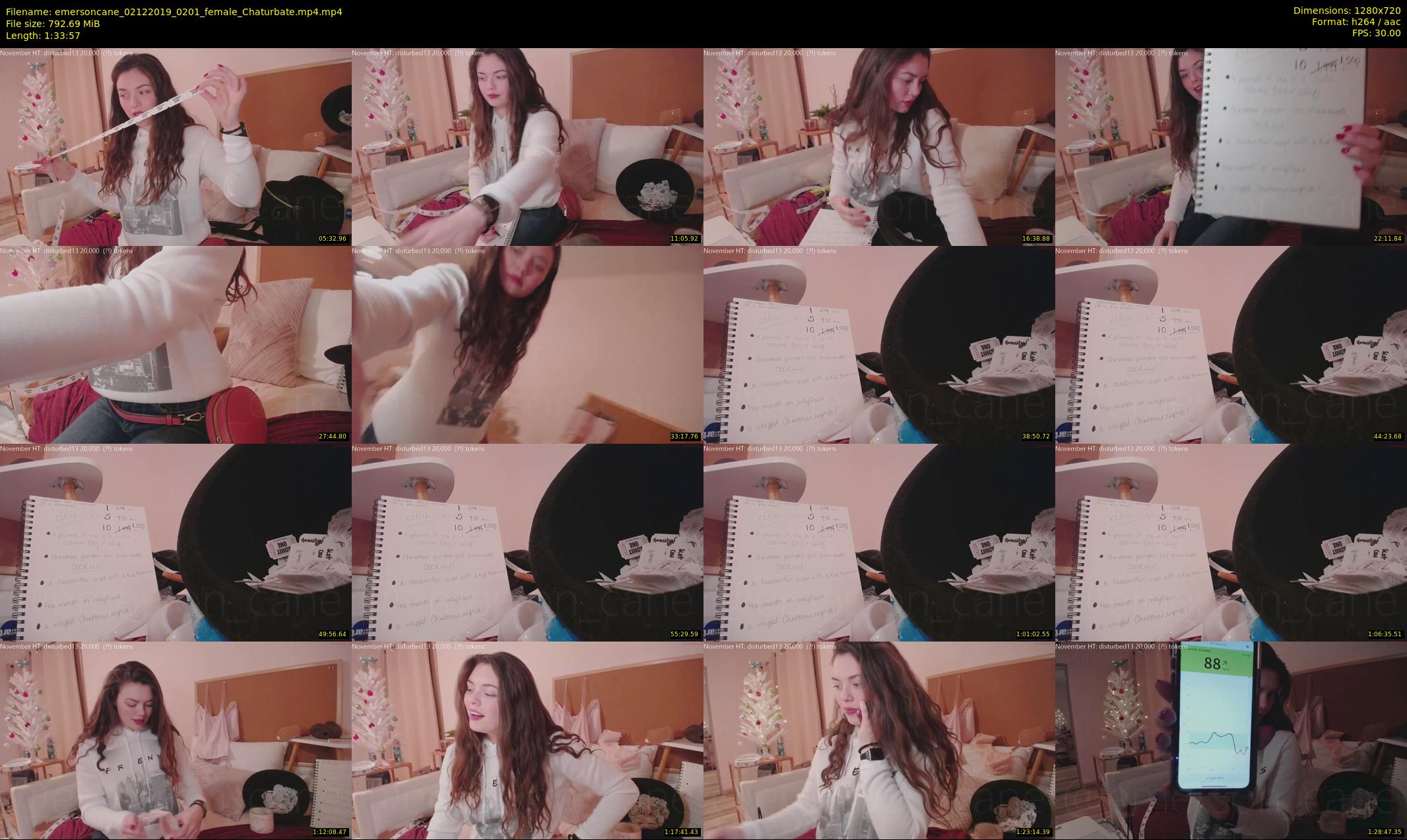 emersoncane — 94 minute Chaturbate female cam show recording, 720p, Dec 2, 2019