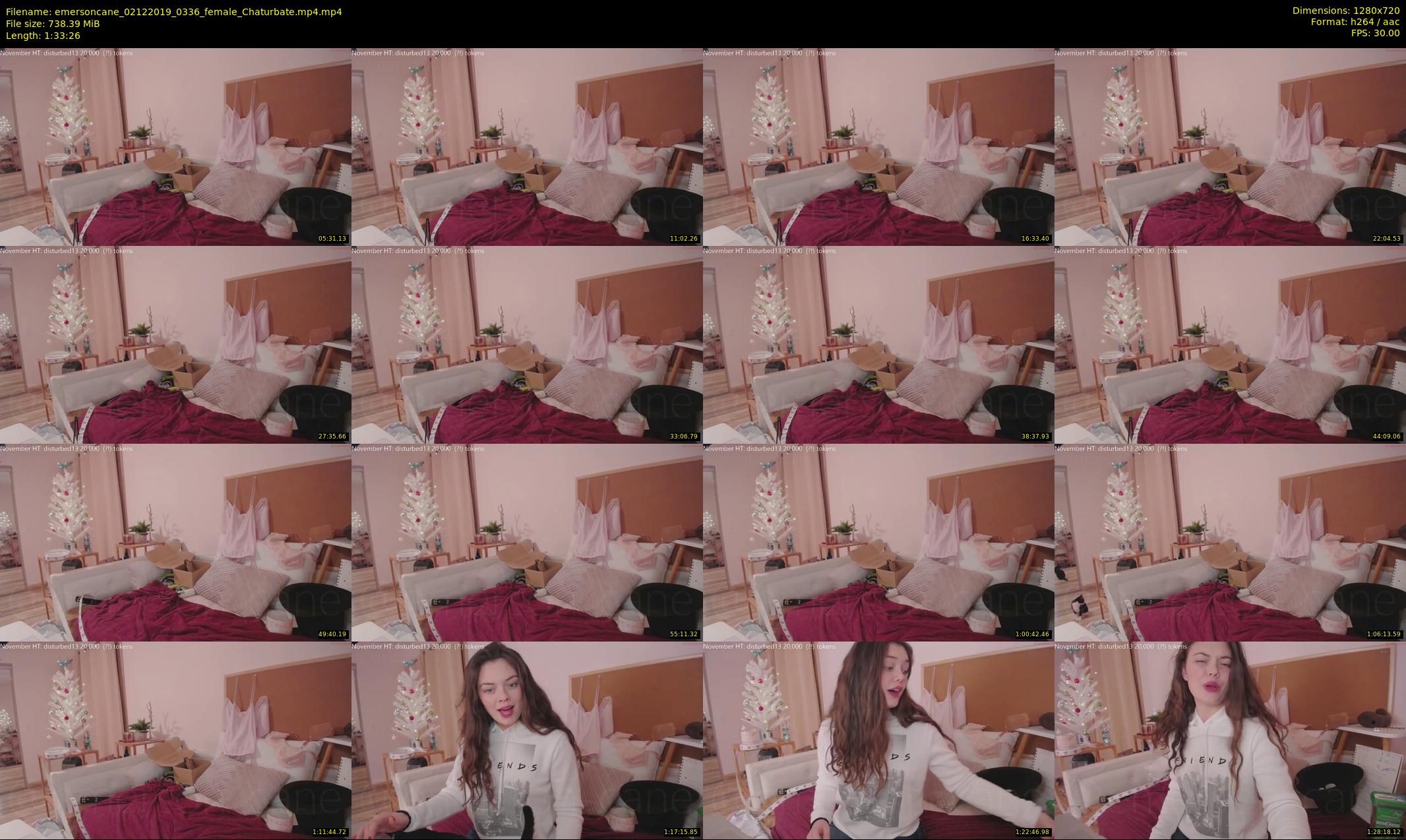 emersoncane — 94 minute Chaturbate female cam show recording, 720p, Dec 2, 2019