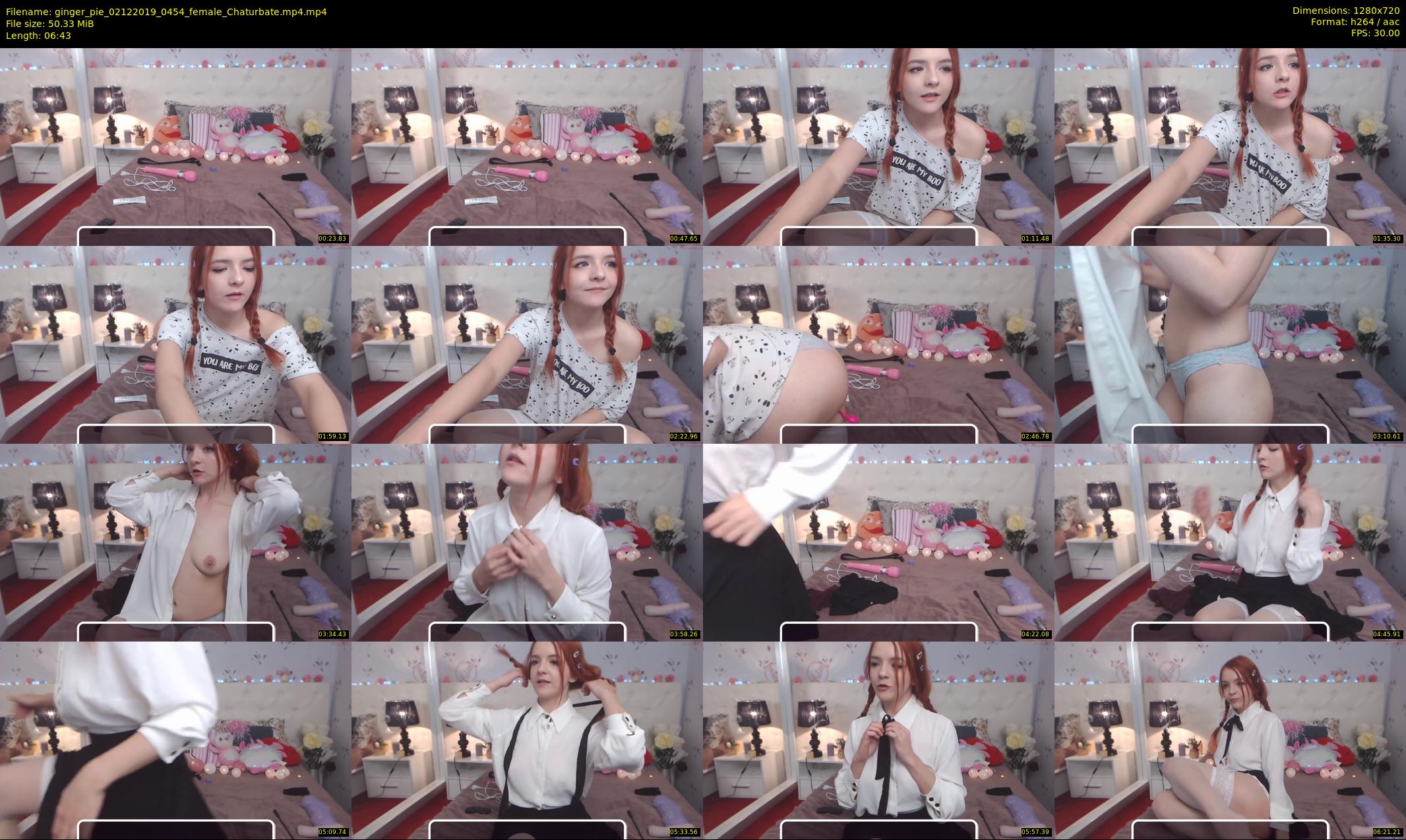 ginger_pie — 7 minute Chaturbate female cam show recording, 720p, Dec 2, 2019