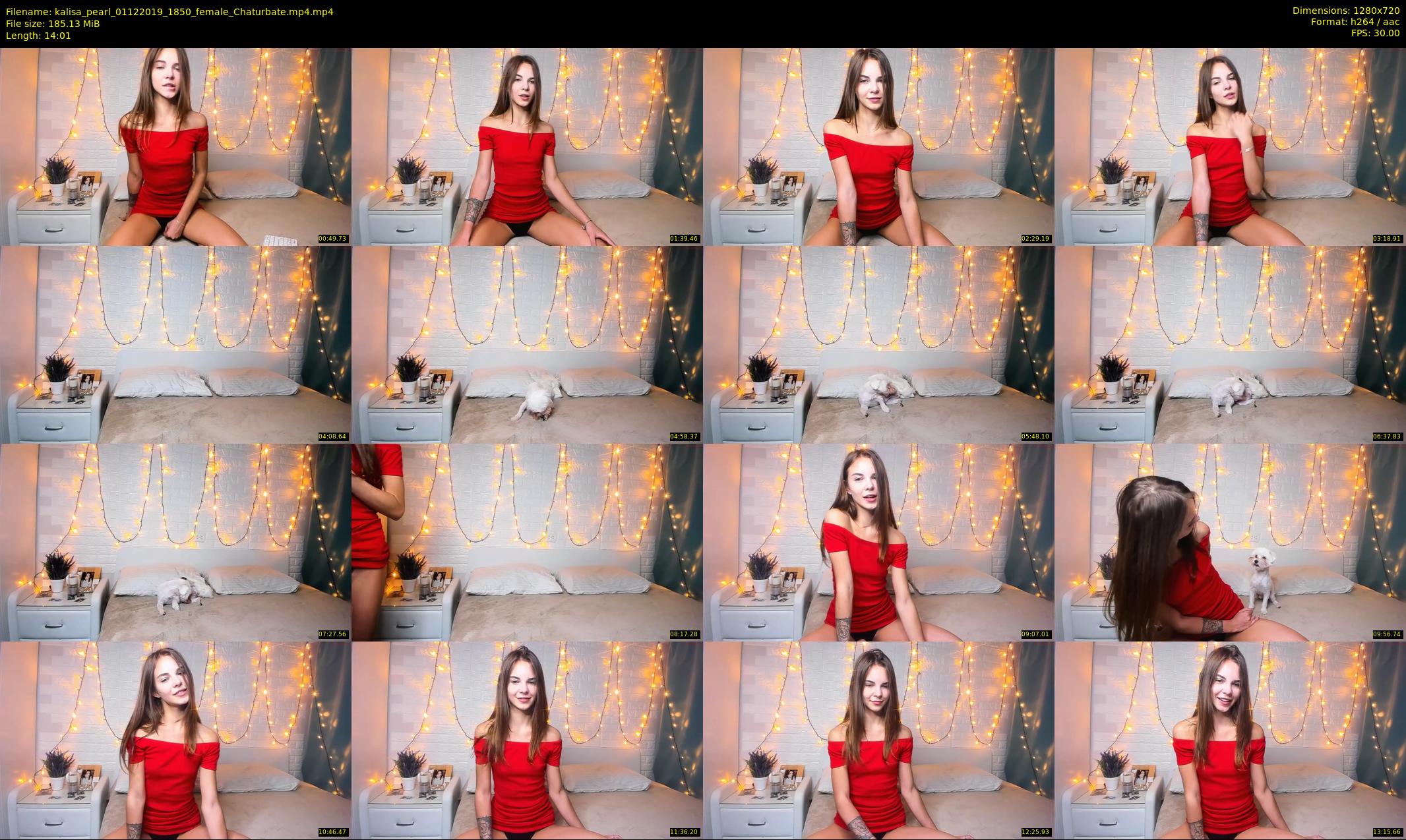 kalisa_pearl — 15 minute Chaturbate female cam show recording, 720p, Dec 1, 2019