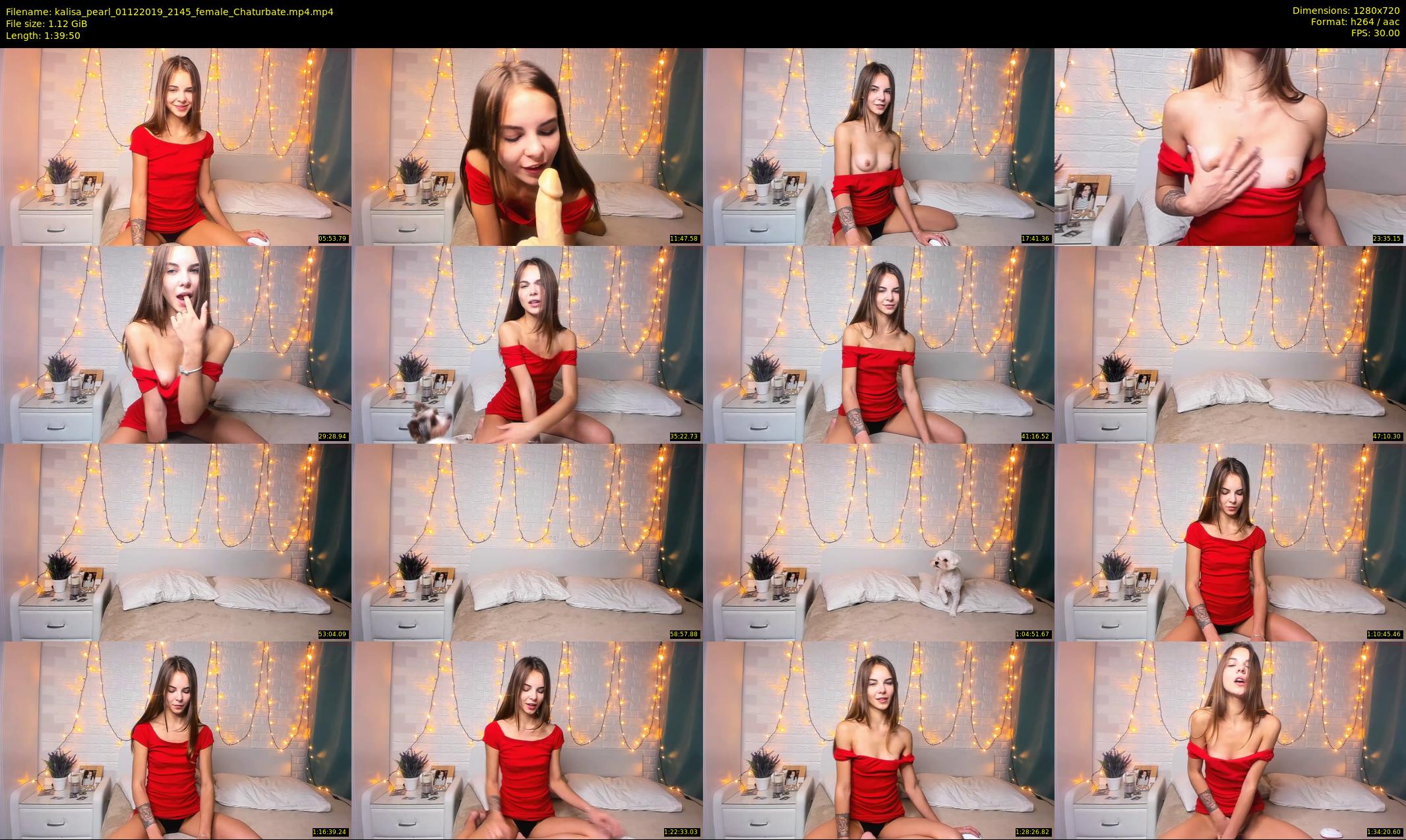 kalisa_pearl — 100 minute Chaturbate female cam show recording, 720p, Dec 1, 2019