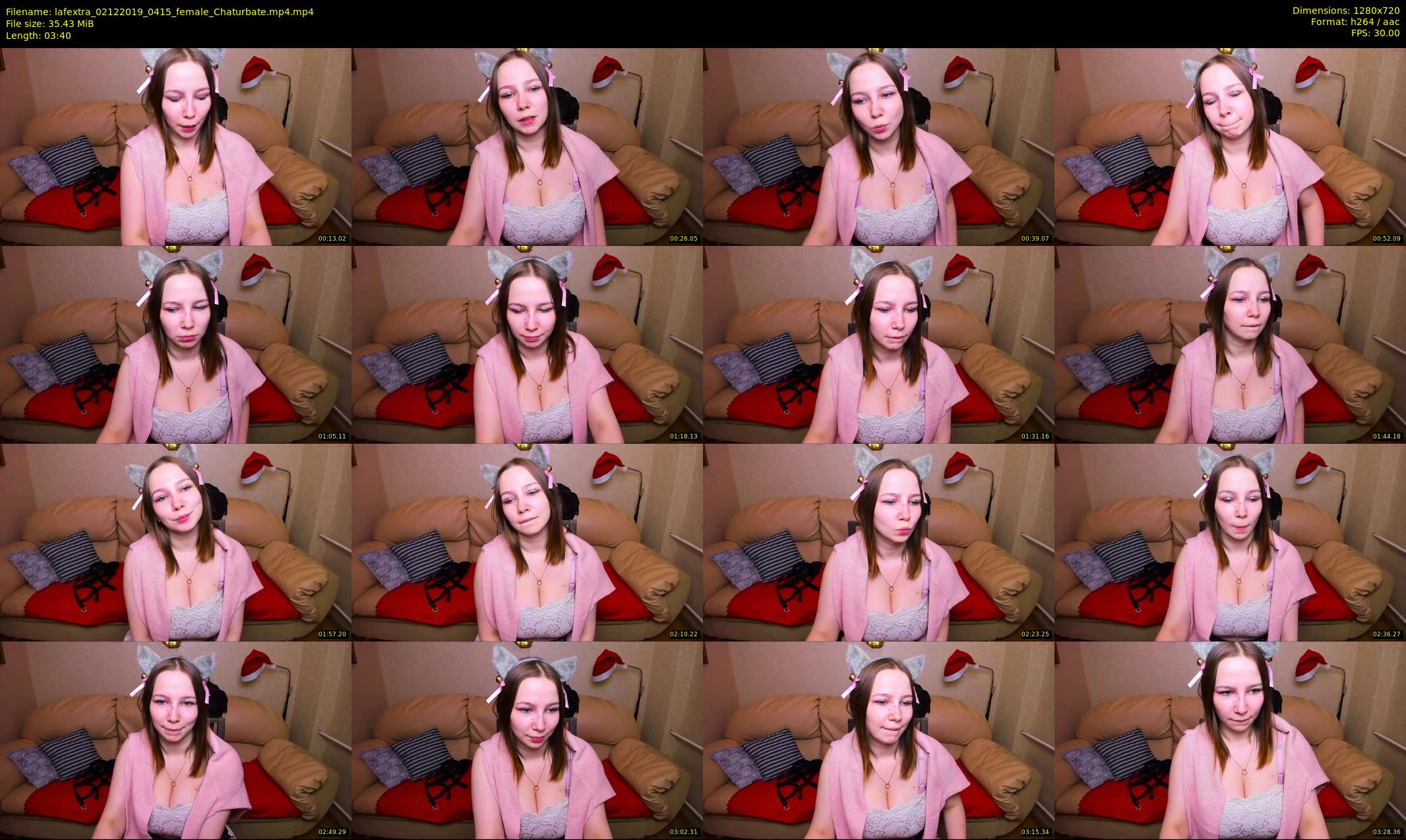 lafextra — 4 minute Chaturbate female cam show recording, 720p, Dec 2, 2019