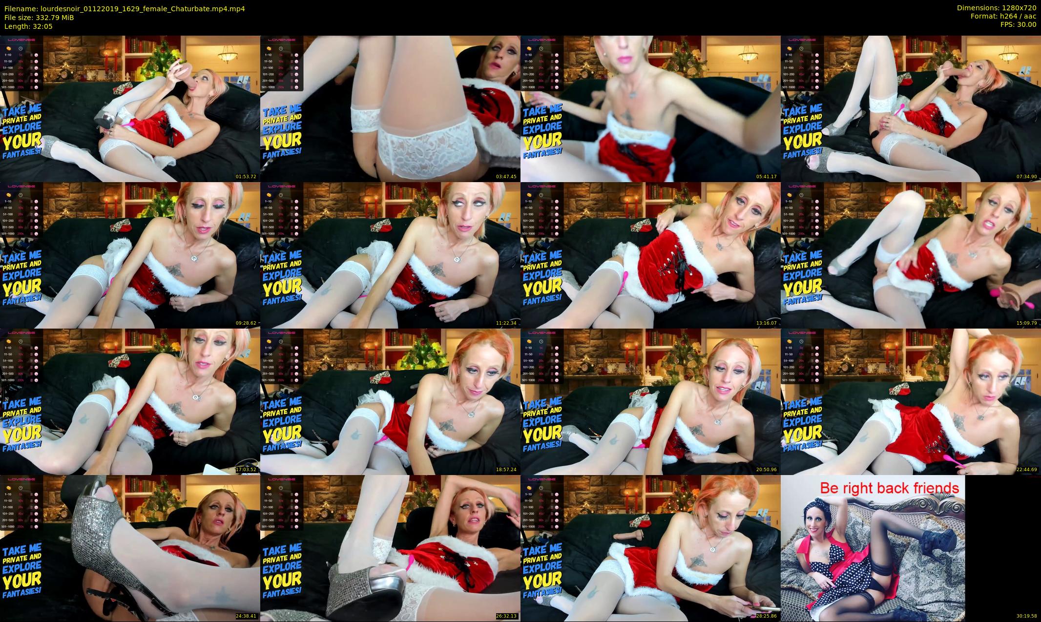 lourdesnoir — 33 minute Chaturbate female cam show recording, 720p, Dec 1, 2019