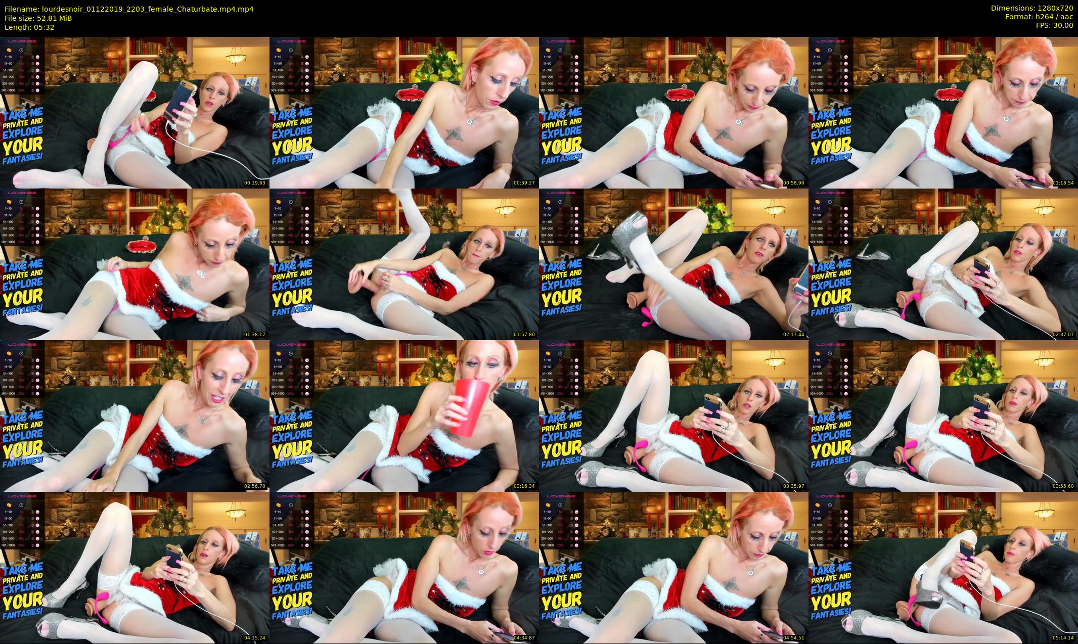 lourdesnoir — 6 minute Chaturbate female cam show recording, 720p, Dec 1, 2019