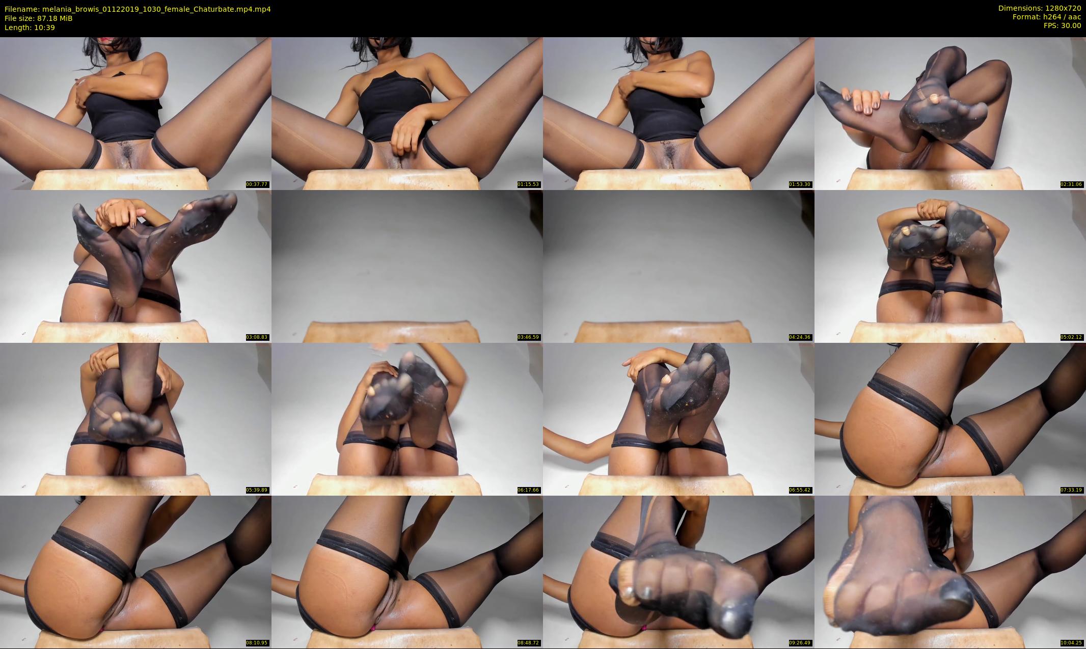 melania_browis — 11 minute Chaturbate female cam show recording, 720p, Dec 1, 2019
