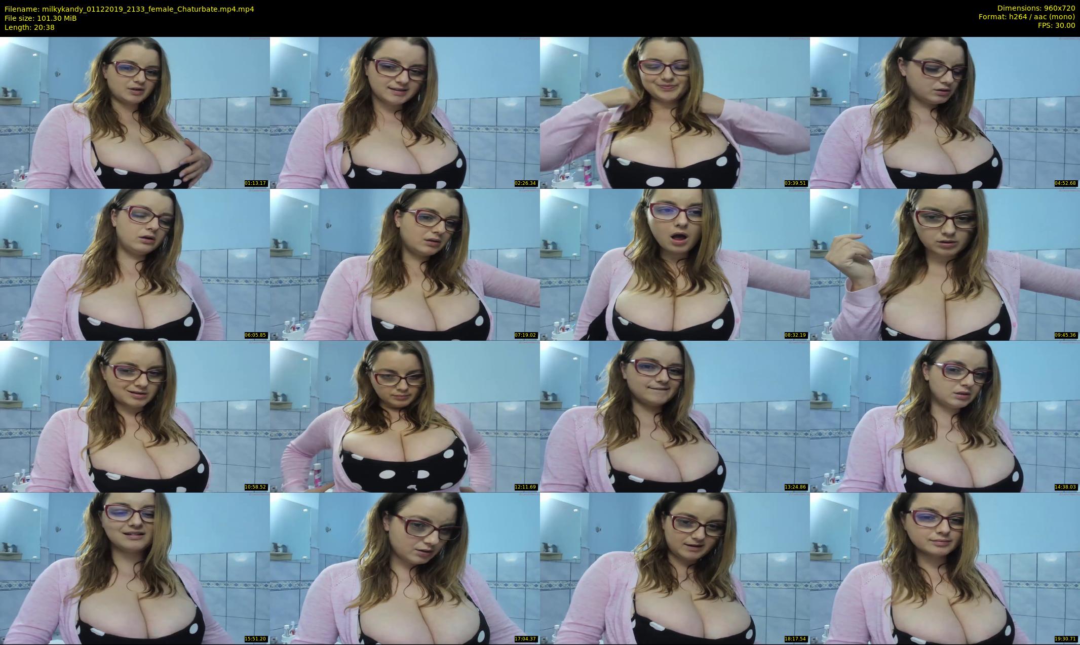 milkykandy — 21 minute Chaturbate female cam show recording, 720p, Dec 1, 2019