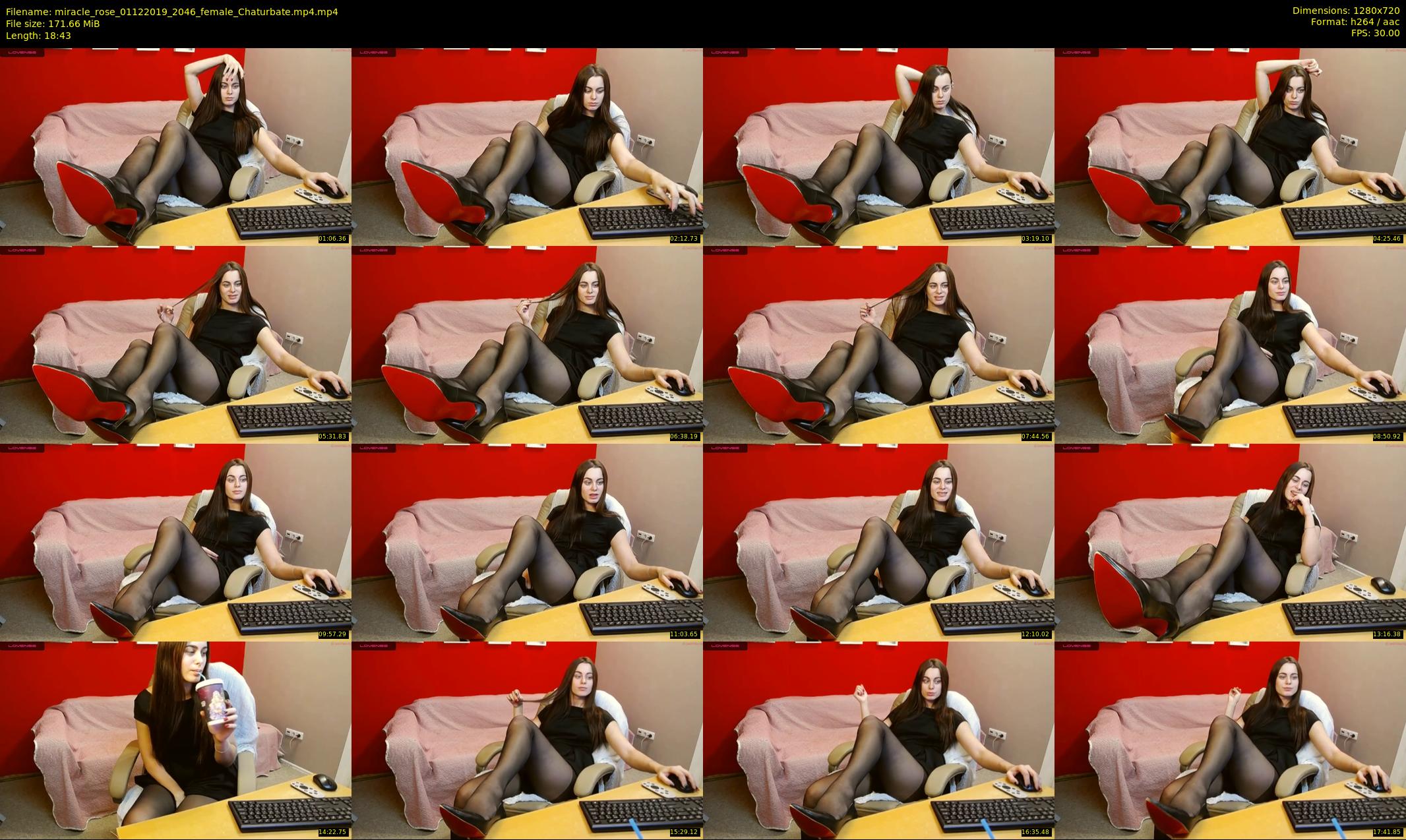 miracle_rose — 19 minute Chaturbate female cam show recording, 720p, Dec 1, 2019