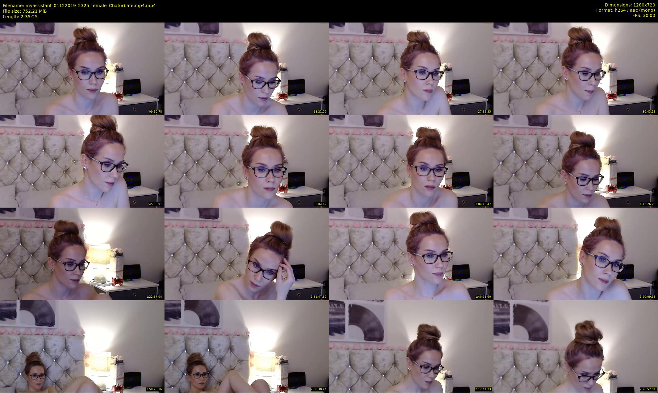myassistant — 156 minute Chaturbate female cam show recording, 720p, Dec 1, 2019
