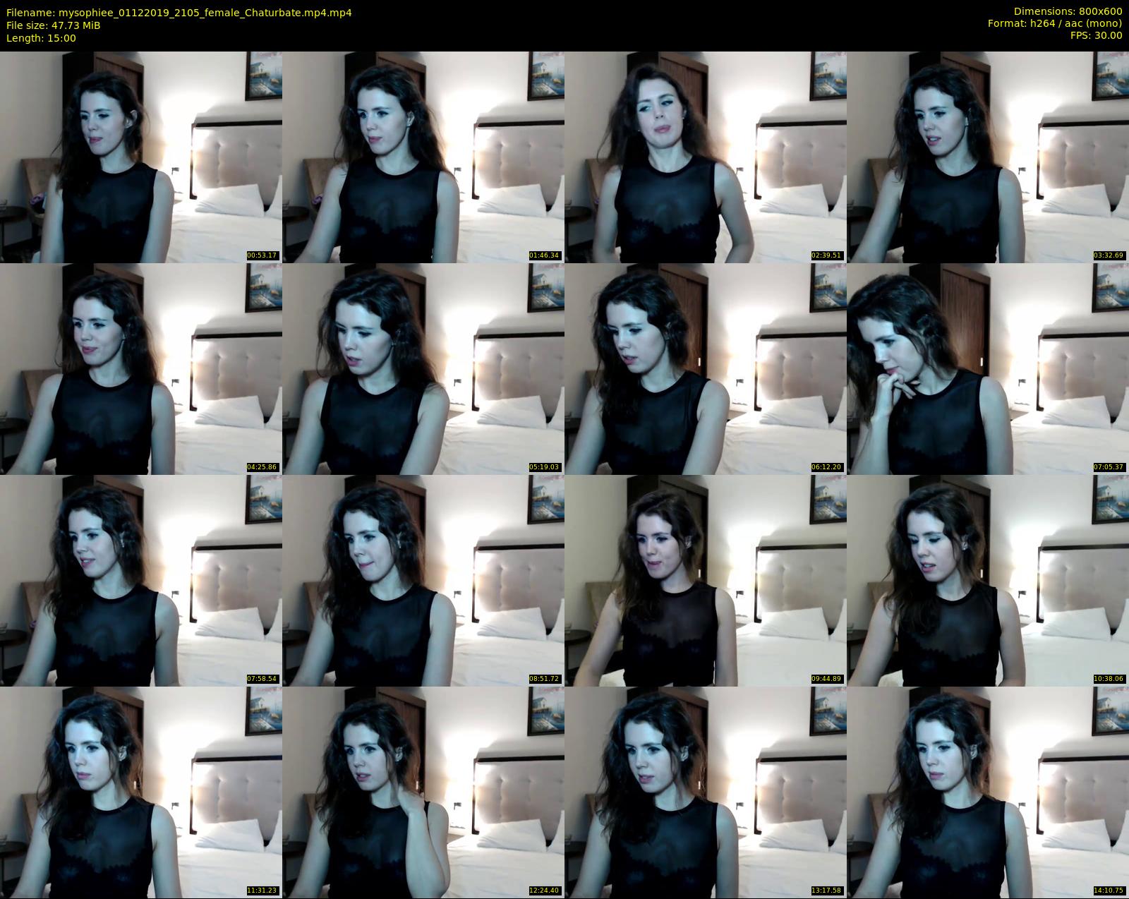 mysophiee — 15 minute Chaturbate female cam show recording, 480p, Dec 1, 2019