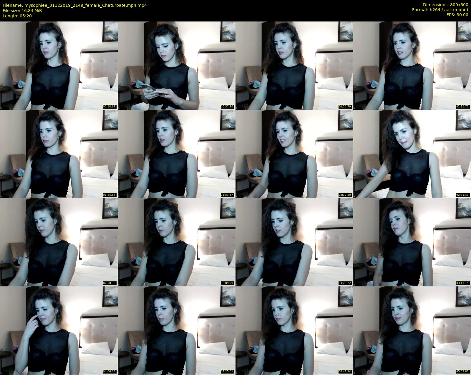 mysophiee — 6 minute Chaturbate female cam show recording, 480p, Dec 1, 2019