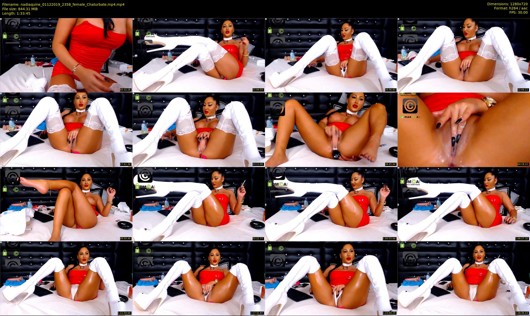 nadiaquine — 94 minute Chaturbate female cam show recording, 720p, Dec 1, 2019