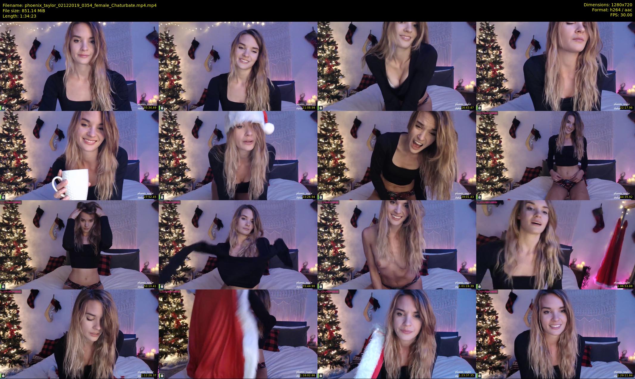 phoenix_taylor — 95 minute Chaturbate female cam show recording, 720p, Dec 2, 2019