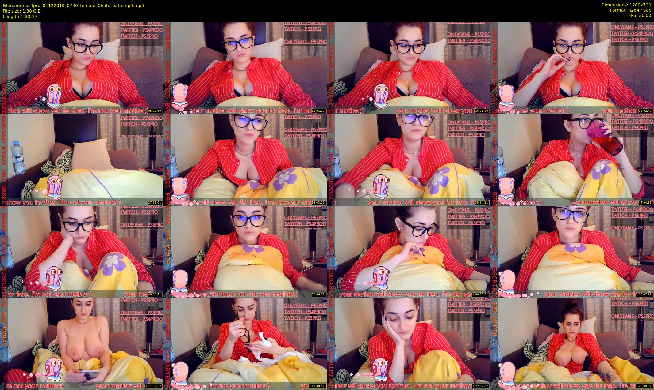 ps4pro — 94 minute Chaturbate female cam show recording, 720p, Dec 1, 2019