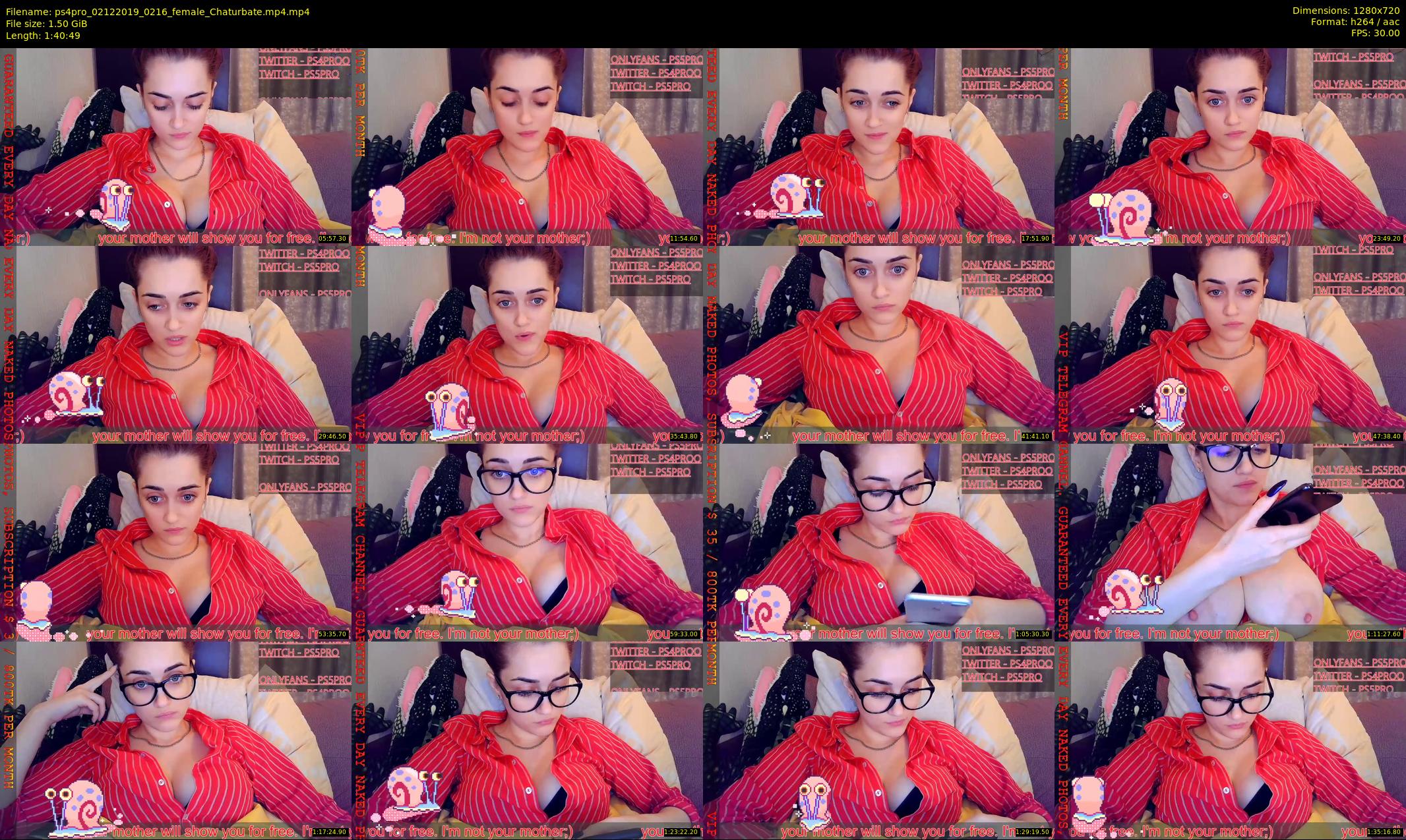 ps4pro — 101 minute Chaturbate female cam show recording, 720p, Dec 2, 2019