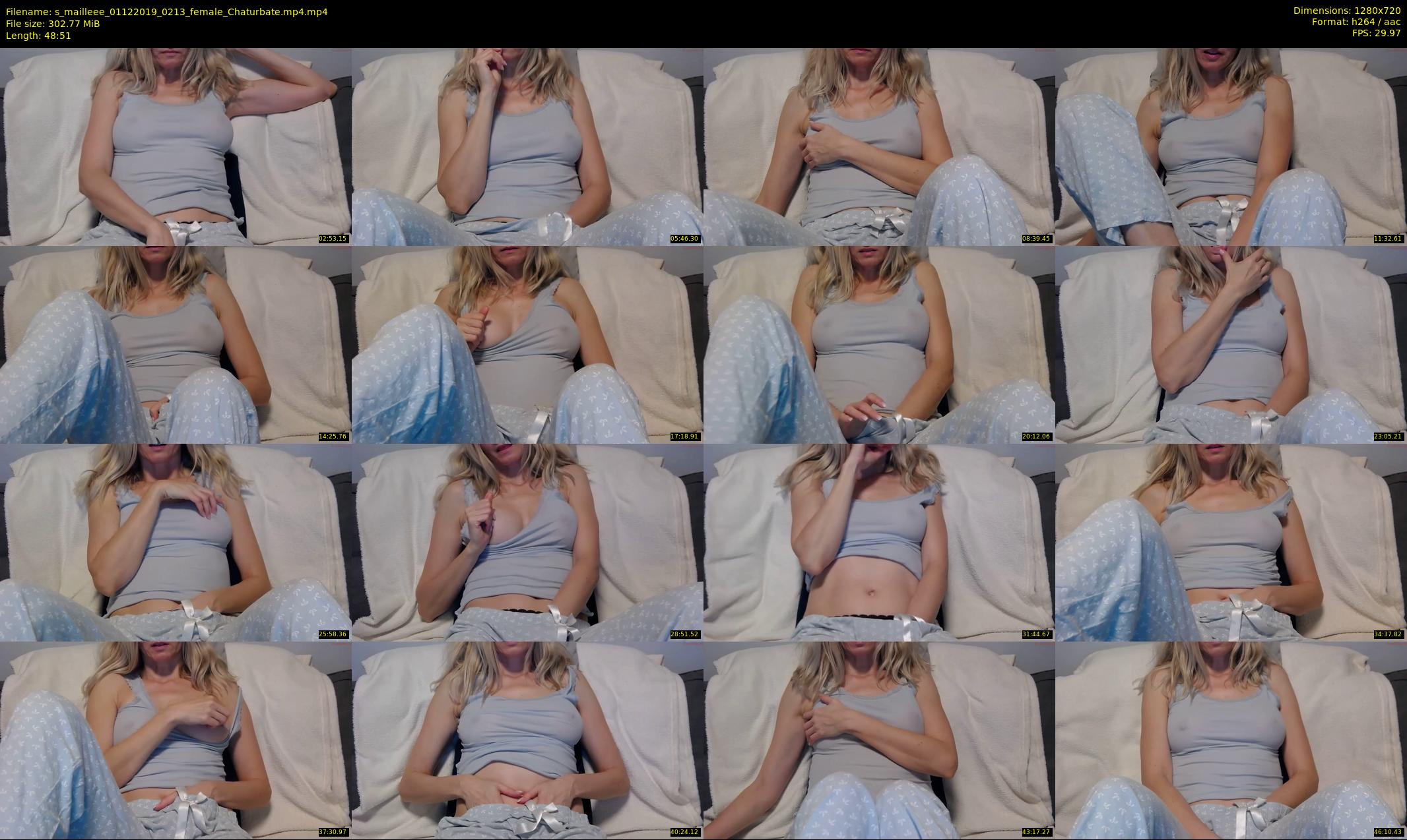s_mailleee — 49 minute Chaturbate female cam show recording, 720p, Dec 1, 2019