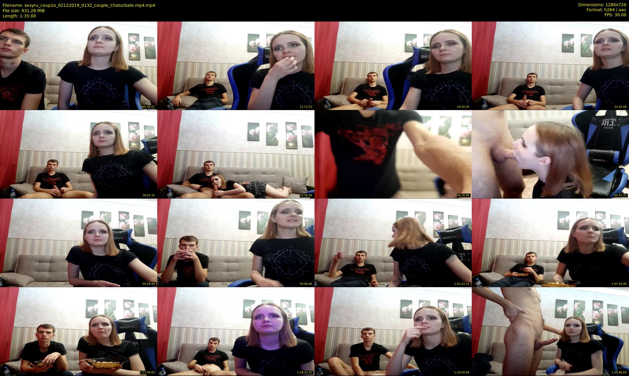 sexyru_coup1e — 95 minute Chaturbate couple cam show recording, 720p, Dec 2, 2019