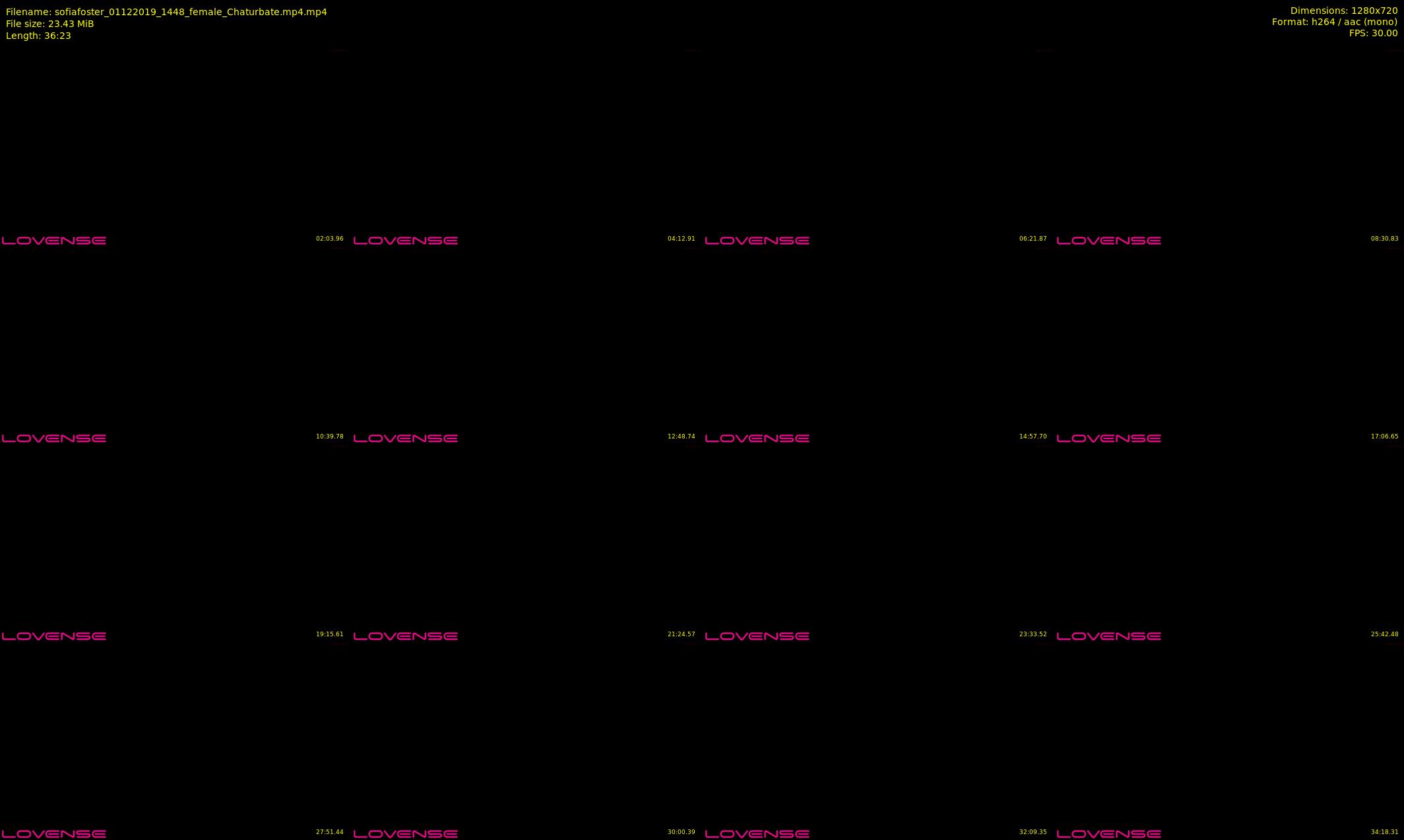 sofiafoster — 37 minute Chaturbate female cam show recording, 720p, Dec 1, 2019