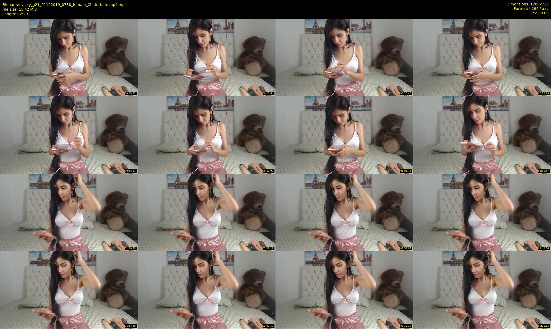 vicky_g21 — 3 minute Chaturbate female cam show recording, 720p, Dec 1, 2019