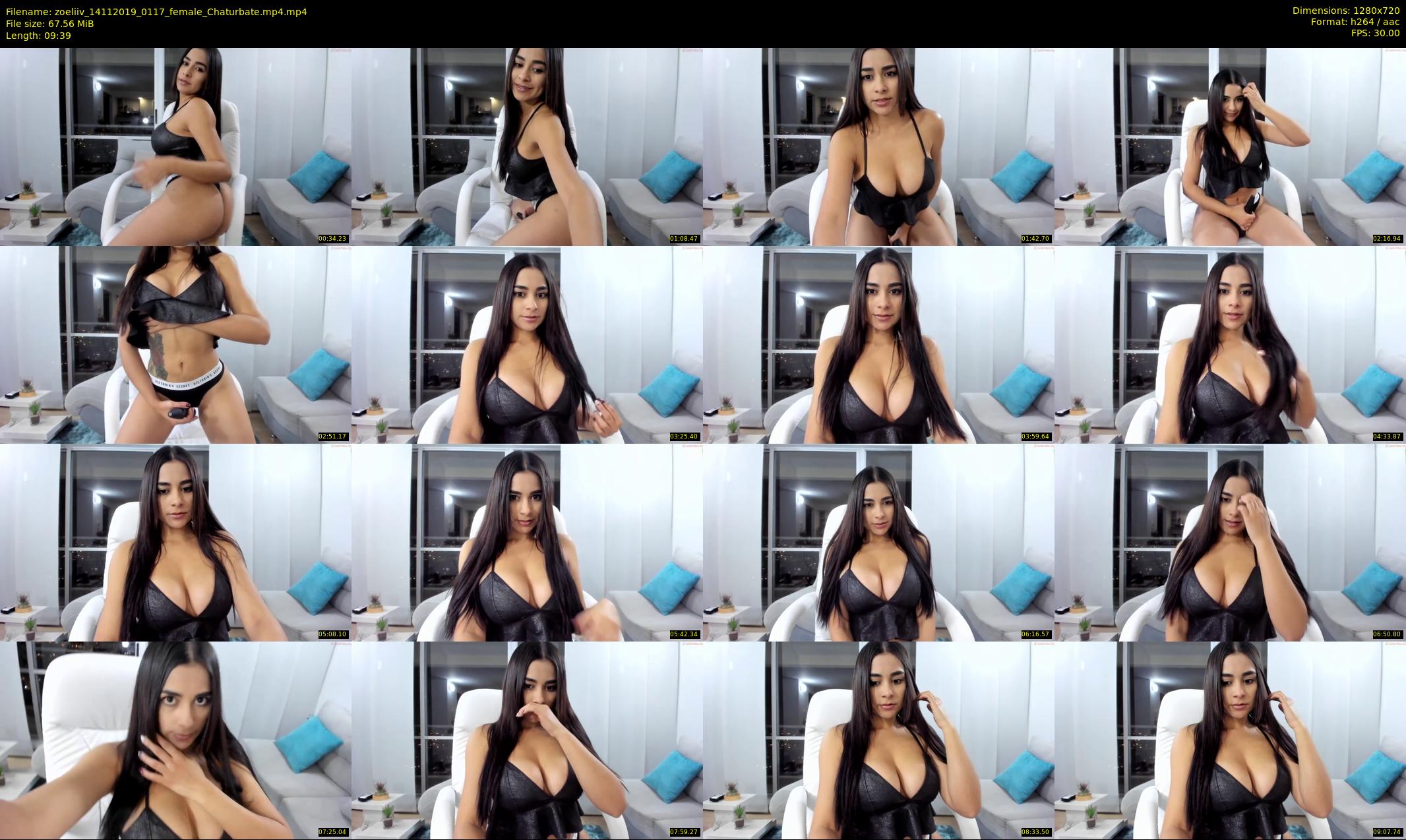 zoeliiv — 10 minute Chaturbate female cam show recording, 720p, Nov 14, 2019