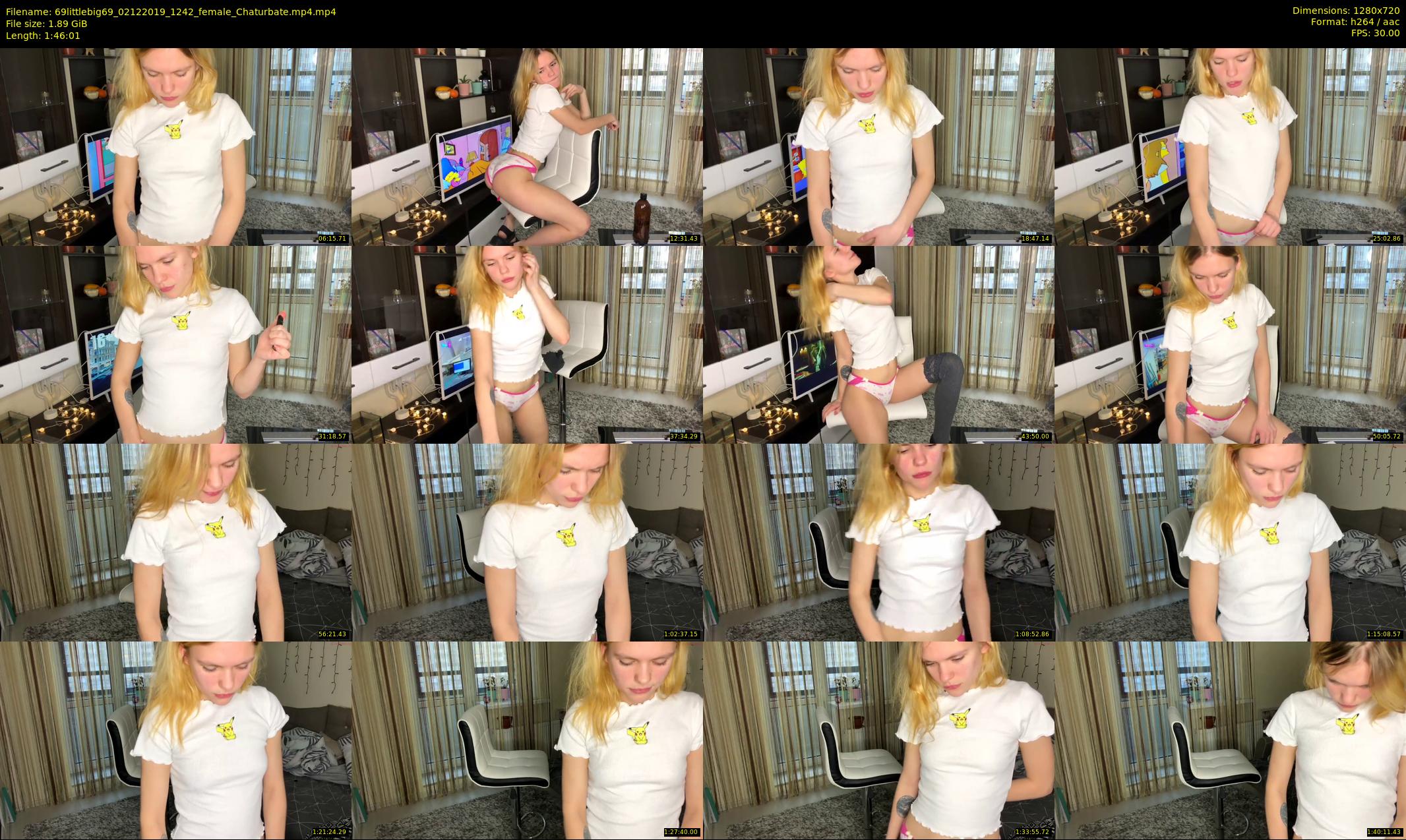69littlebig69 — 107 minute Chaturbate couple cam show recording, 720p, Dec 2, 2019