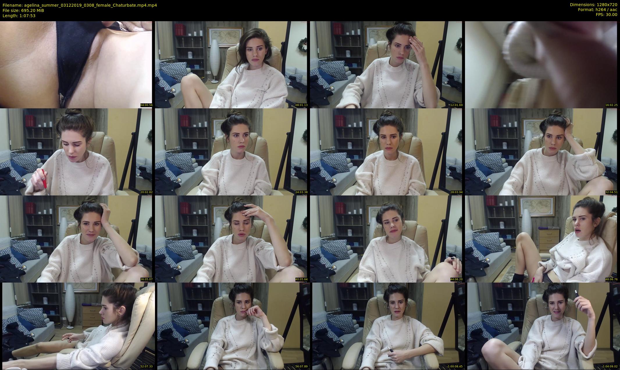 agelina_summer — 68 minute Chaturbate female cam show recording, 720p, Dec 3, 2019